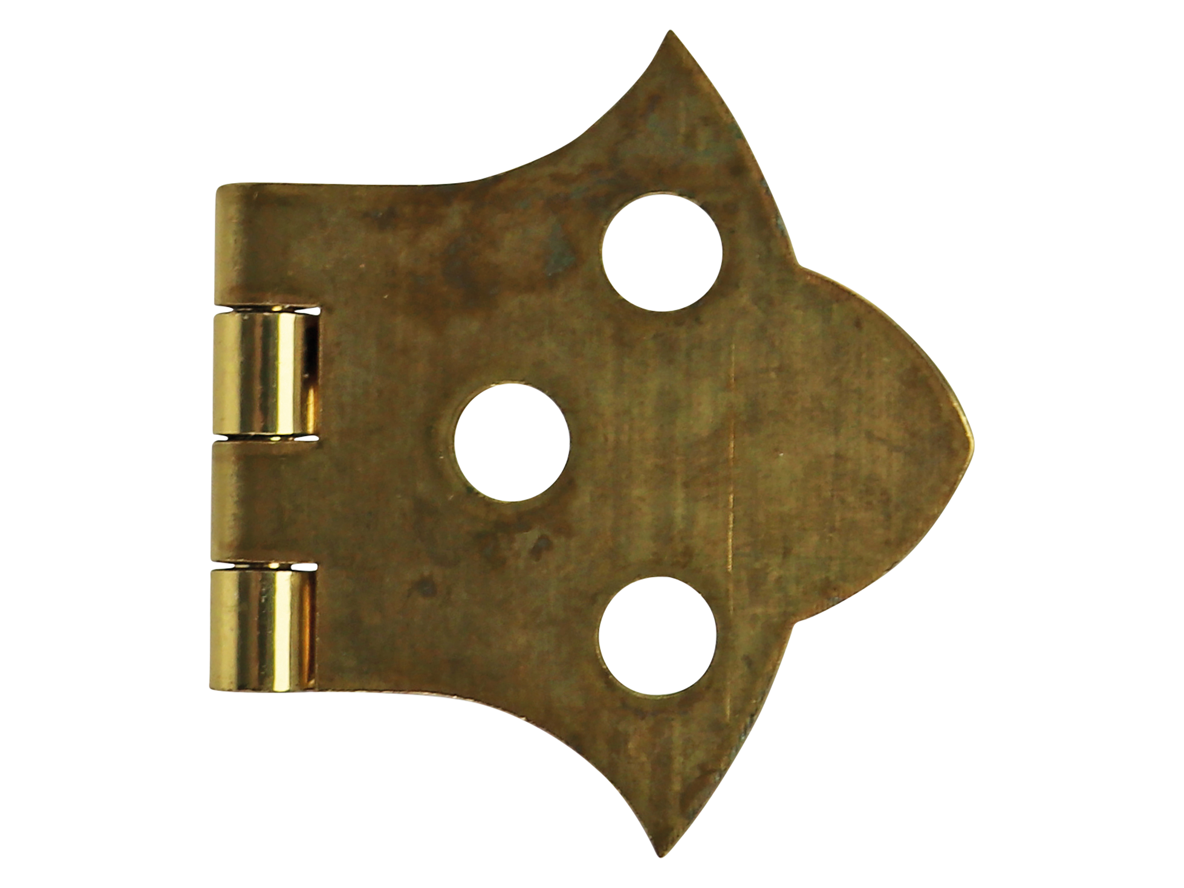Scharnier, 56x34 mm, vermessingt Scharnier, 56x34 mm, vermessingt