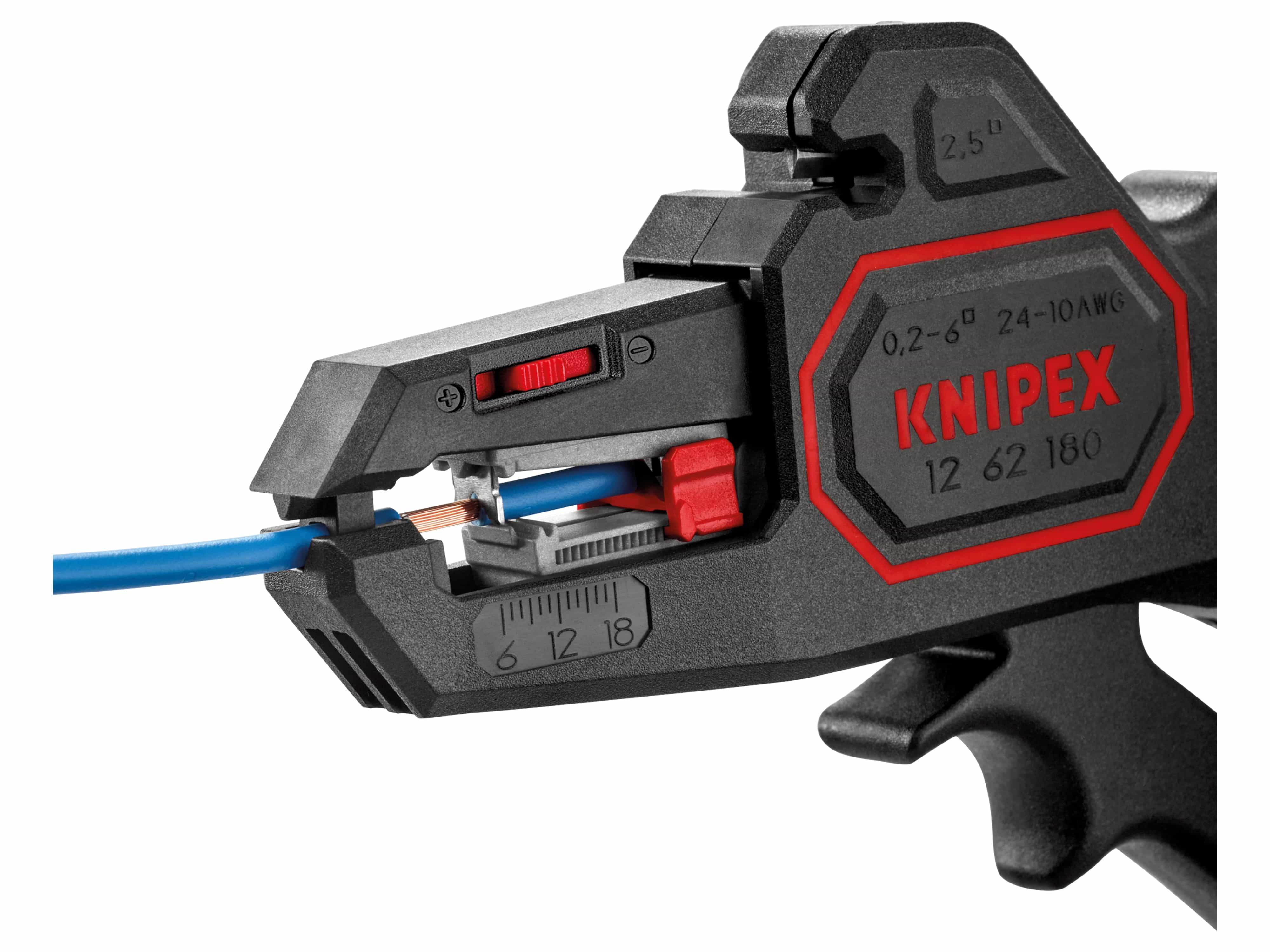KNIPEX Automatische Abisolierzange, 12 62 180 KNIPEX Automatische Abisolierzange, 12 62 180