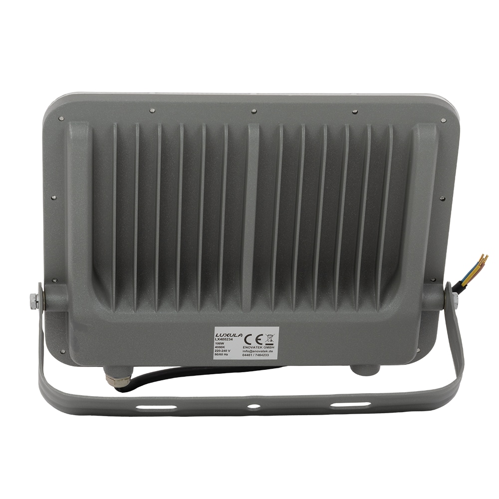 LUXULA LED-Fluter, EEK: E, 100W, 12000lm, 4000K, IP65, grau LUXULA LED-Fluter, EEK: E, 100W, 12000lm, 4000K, IP65, grau