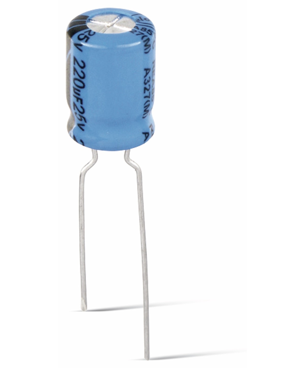 Elko 220µF, 50V, radial, RM 5mm Elko, radial, 220 µF/50 V-