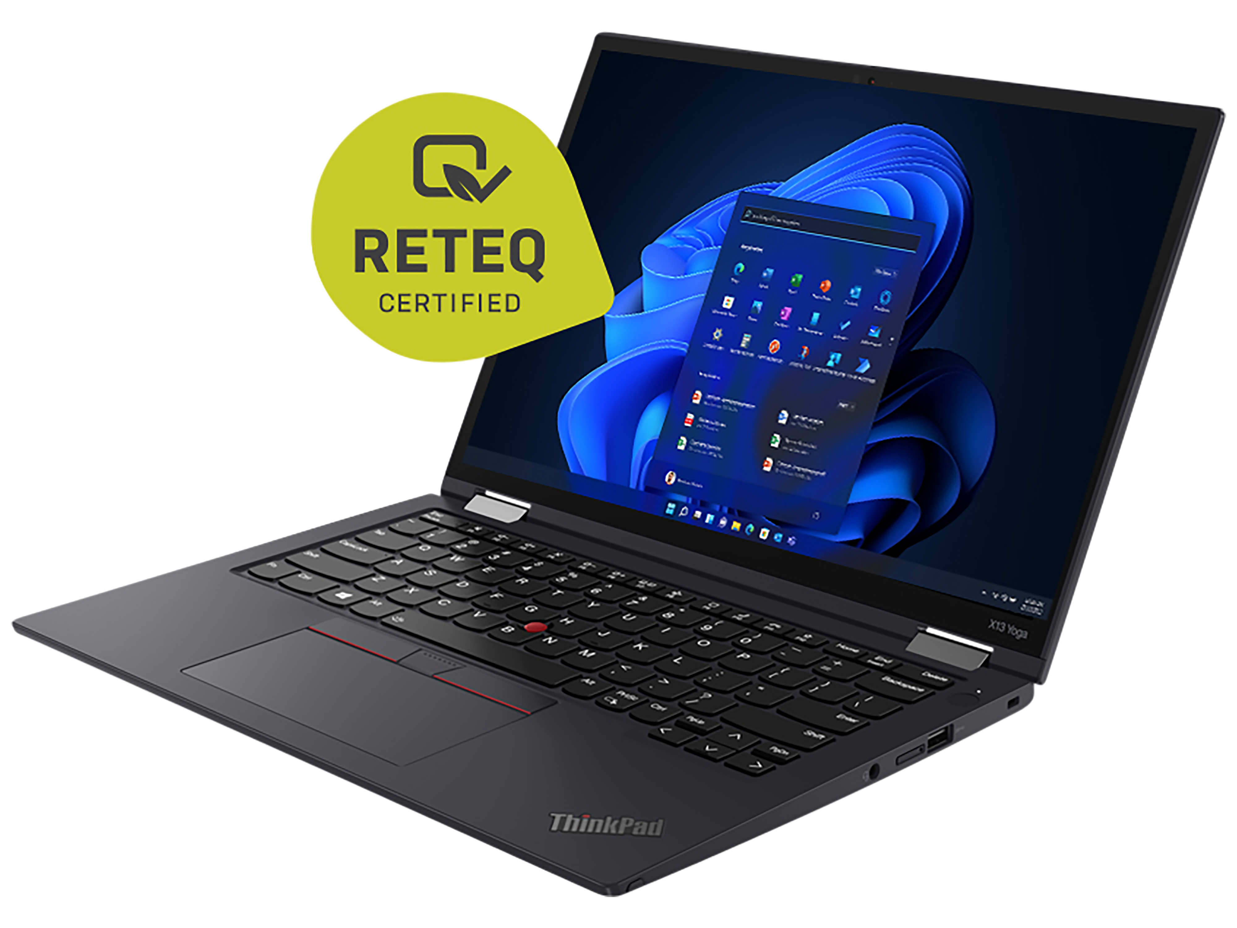 LENOVO Notebook Thinkpad X13 Yoga 2te Gen, 33,78 cm (13,3"), 16GB, 1TB, Win11Pro, refurbished Notebook LENOVO Thinkpad X13 Yoga 2te Gen, 33,78 cm (13,3"), 16GB, 1TB, Win11Pro, refurbished