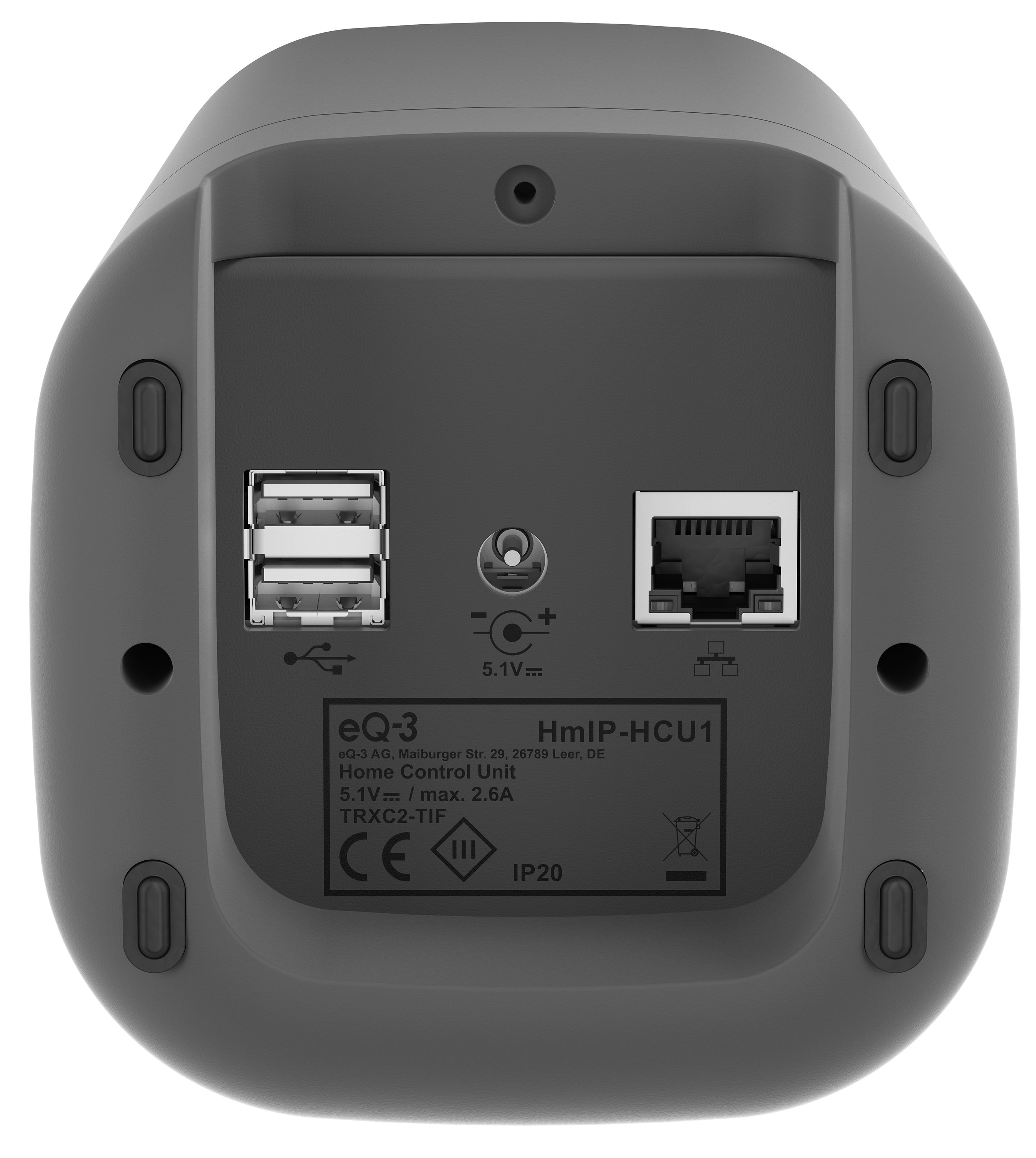 HOMEMATIC IP 160692A0 Home Control Unit, anthrazit HOMEMATIC IP 160692A0 Home Control Unit, anthrazit