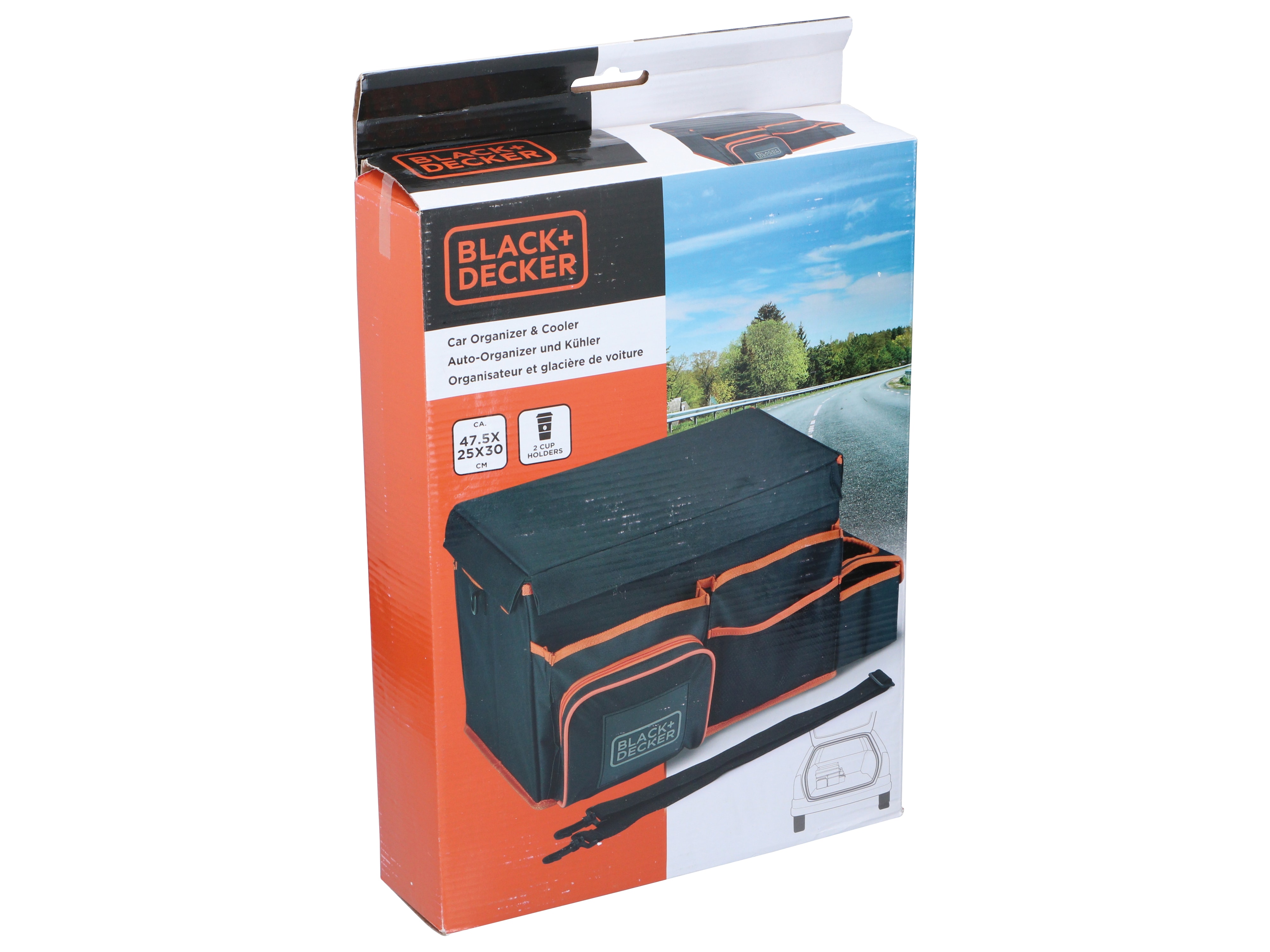 BLACK & DECKER Auto-Organizer, Tasche mit Fächern, 47,5x25x30 cm BLACK & DECKER Auto-Organizer, Tasche mit Fächern, 47,5x25x30 cm