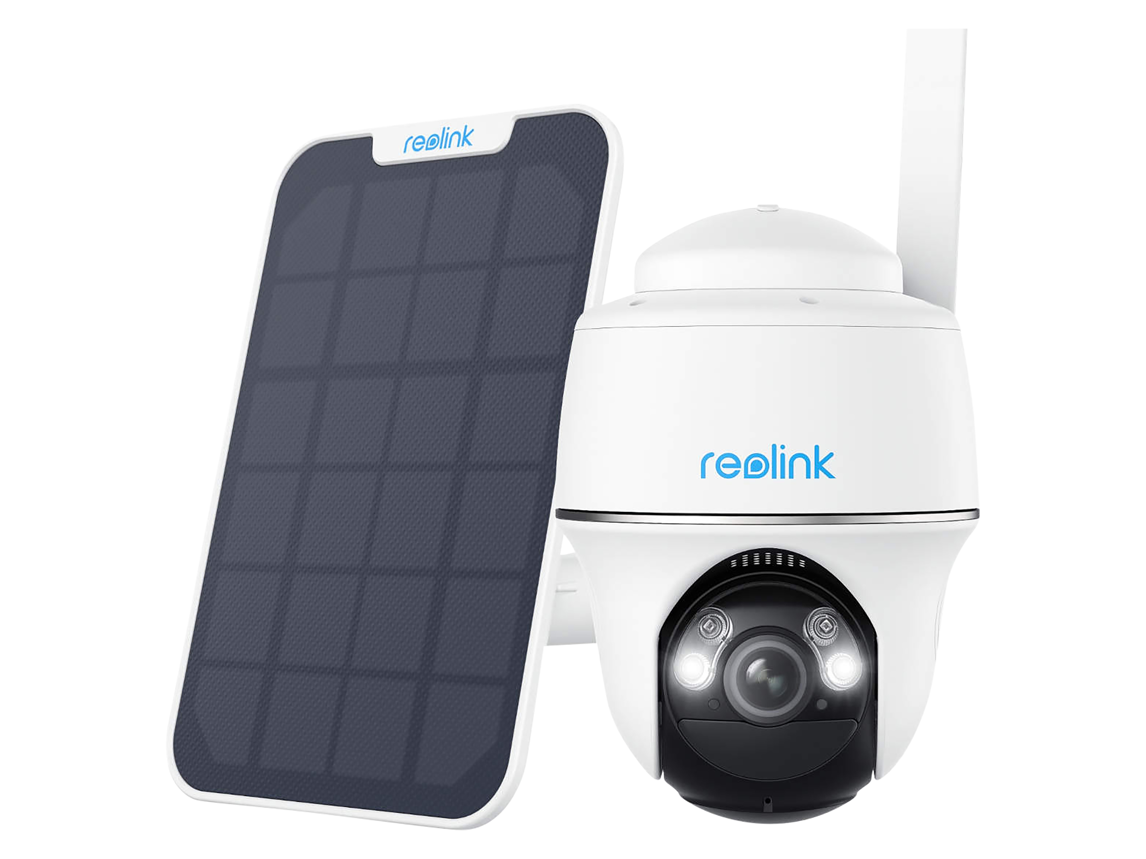 REOLINK Überwachungskamera Go Series G430, mit Solarpanel, außen, weiß REOLINK Überwachungskamera Go Series G430, mit Solarpanel, außen, weiß