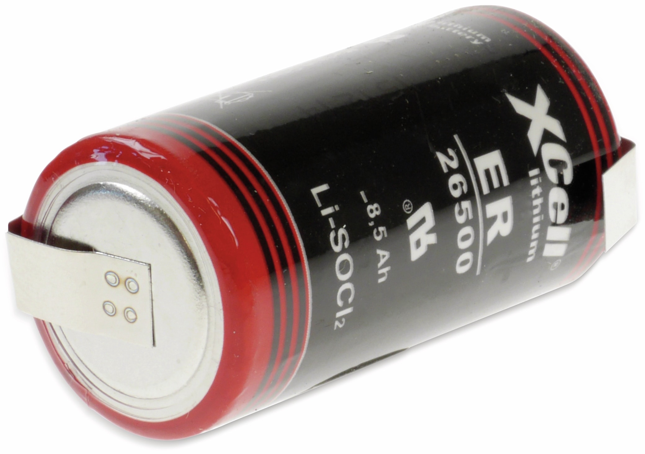 KRAFTMAX Lithium-Batterie LS26500, C, mit Z-Lötfahne, 3,6 V-, 9000 mAh KRAFTMAX Lithium-Batterie LS26500, C, mit Z-Lötfahne, 3,6 V-, 9000 mAh