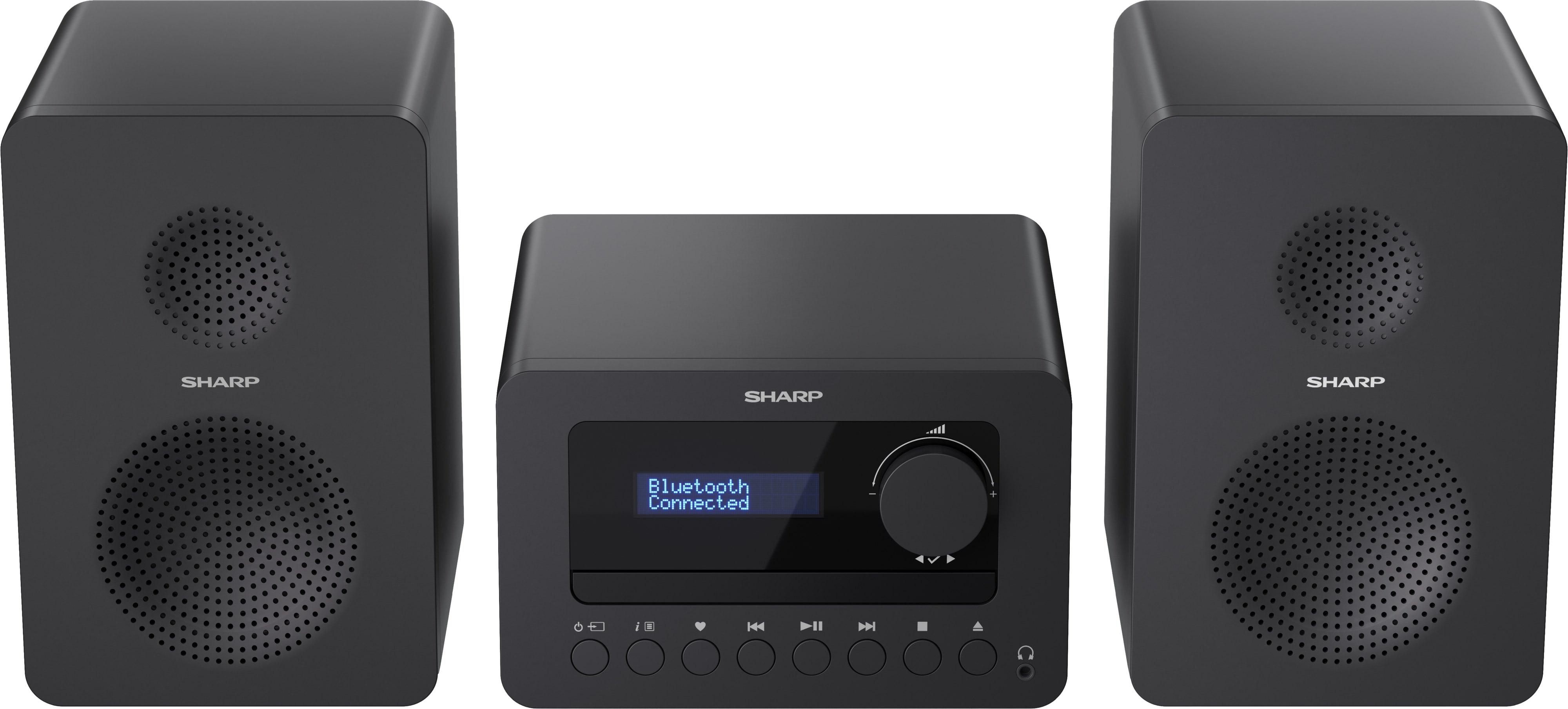 SHARP HiFi-Anlage XL-B520D, schwarz, DAB+, Bluetooth, MP3, CD-Laufwerk SHARP HiFi-Anlage XL-B520D, schwarz, DAB+, Bluetooth, MP3, CD-Laufwerk