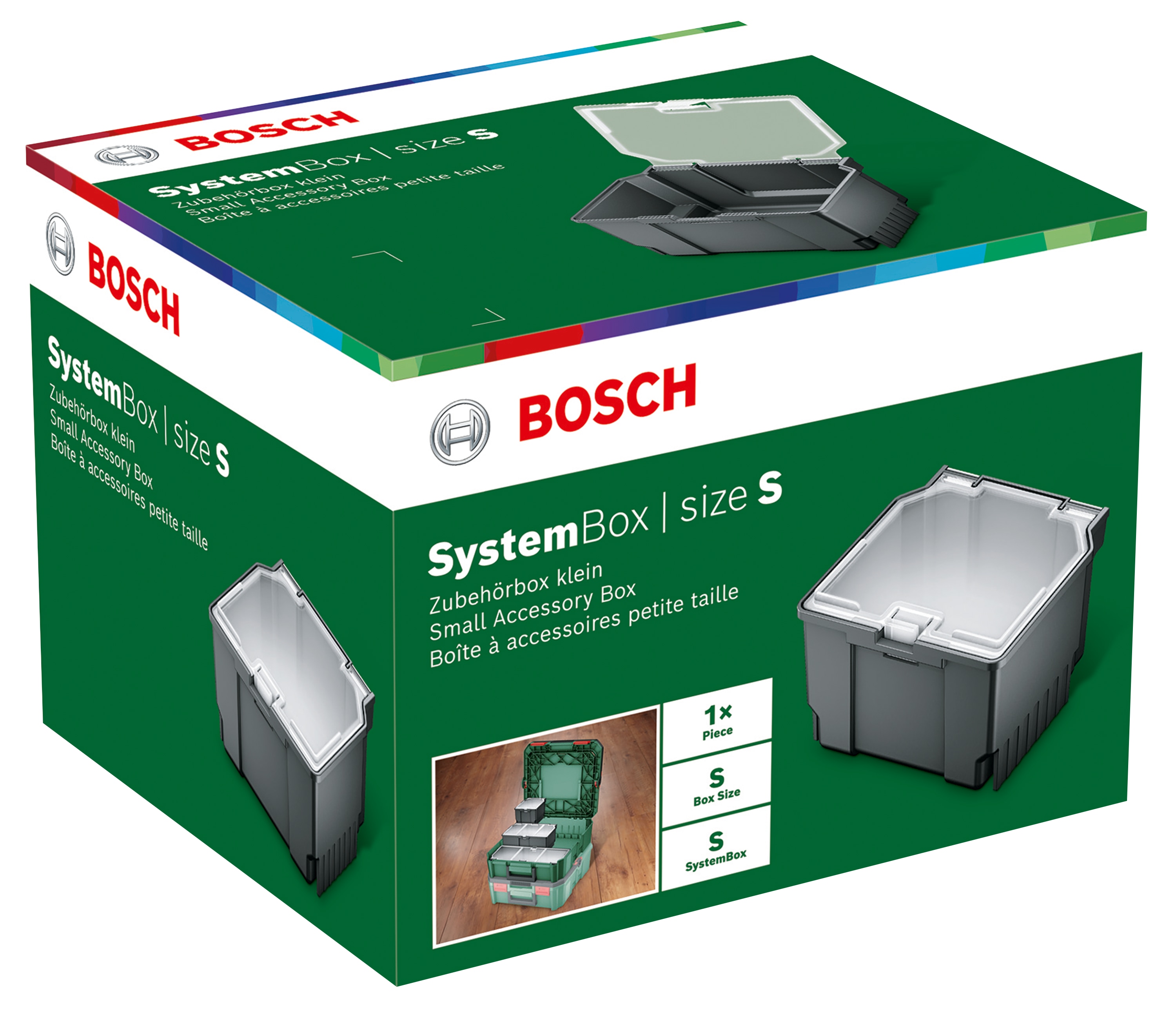 BOSCH Kleine Zubehörbox für SystemBox Größe S, 1600A016CU BOSCH Kleine Zubehörbox für SystemBox Größe S, 1600A016CU