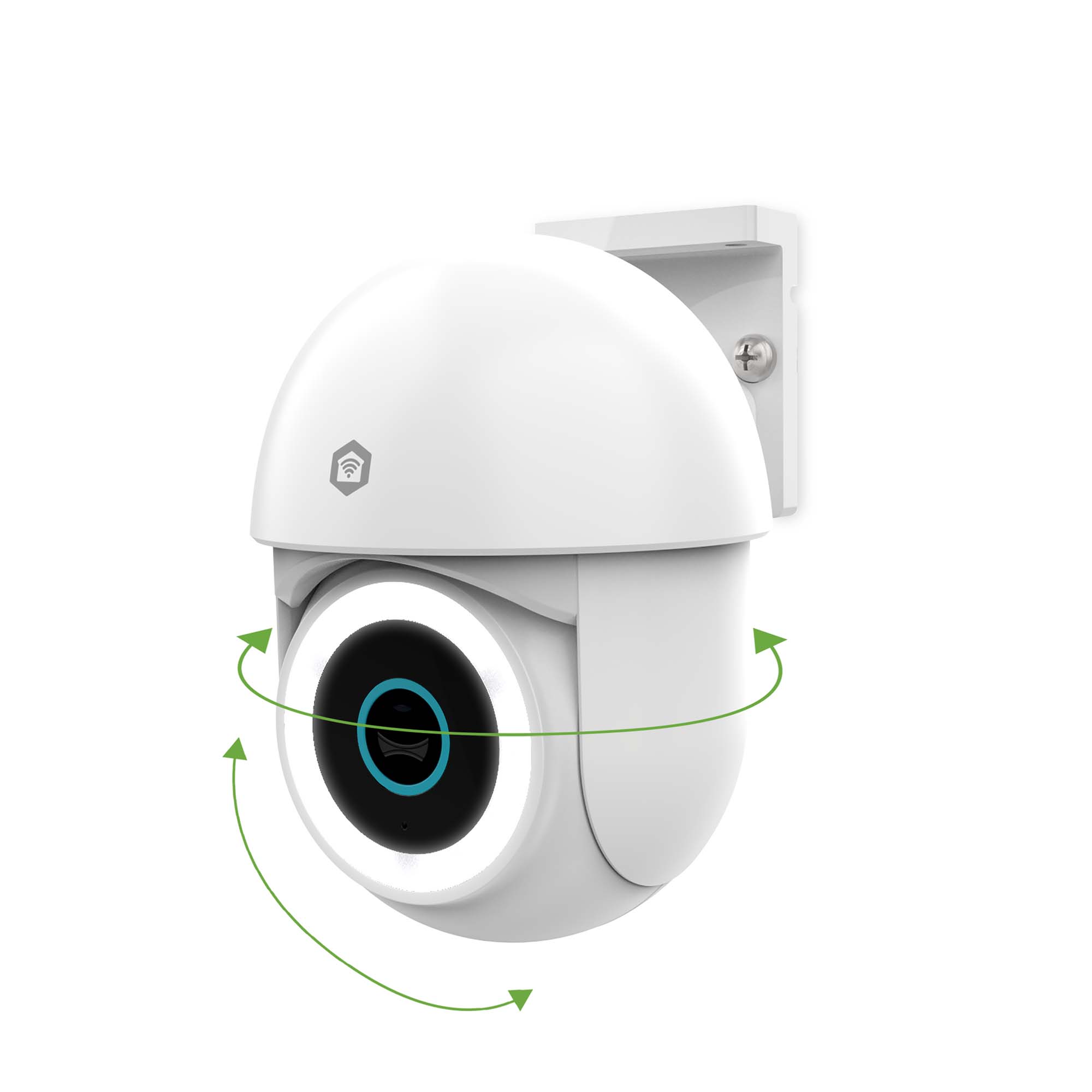 NEDIS Überwachungskamera SmartLife, WIFICO22CWT, Außen, Spotlight, weiß