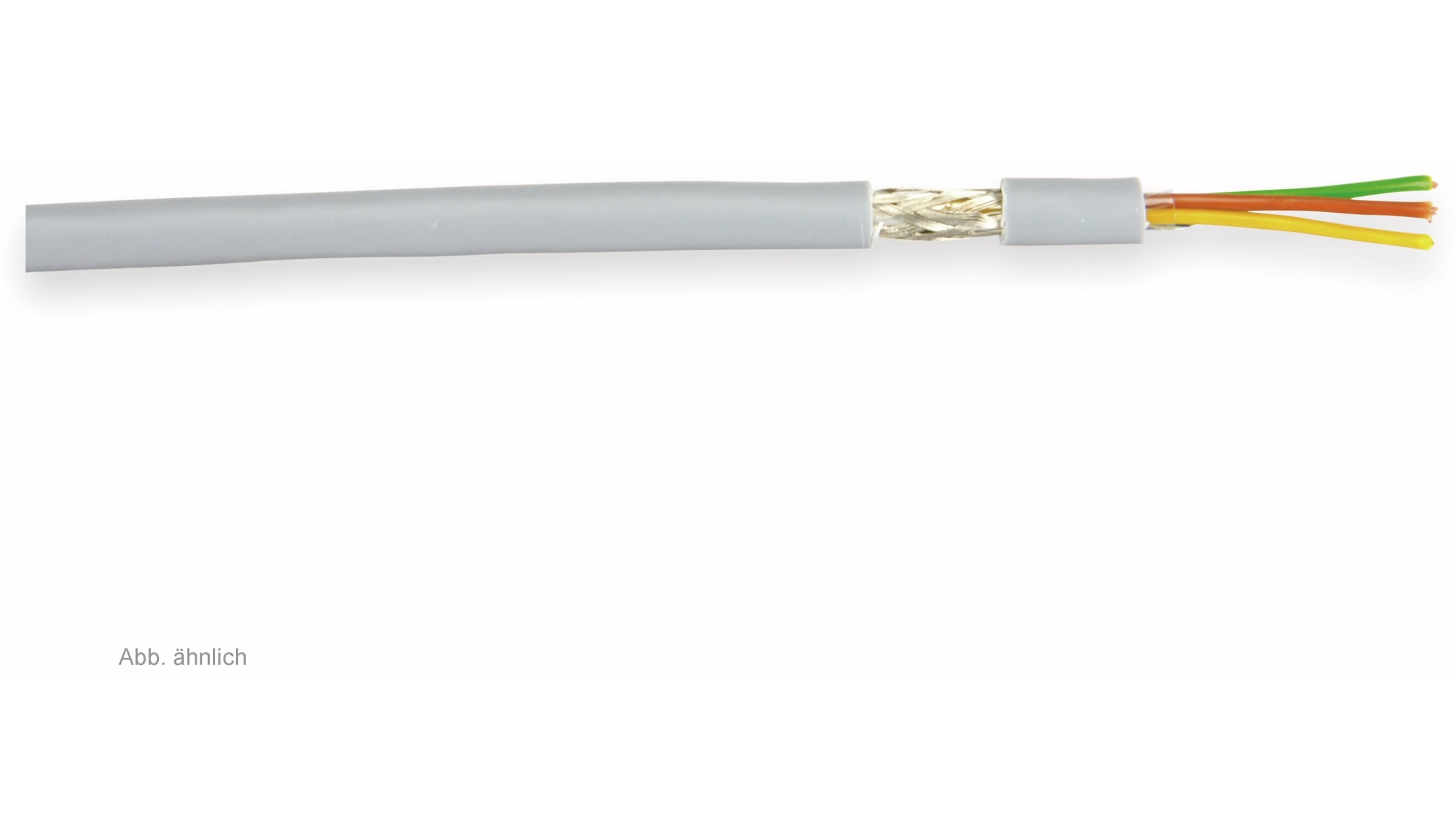 RAUTRONIC Steuerleitung LIYCY, 4x0,14 mm², grau, 10 m