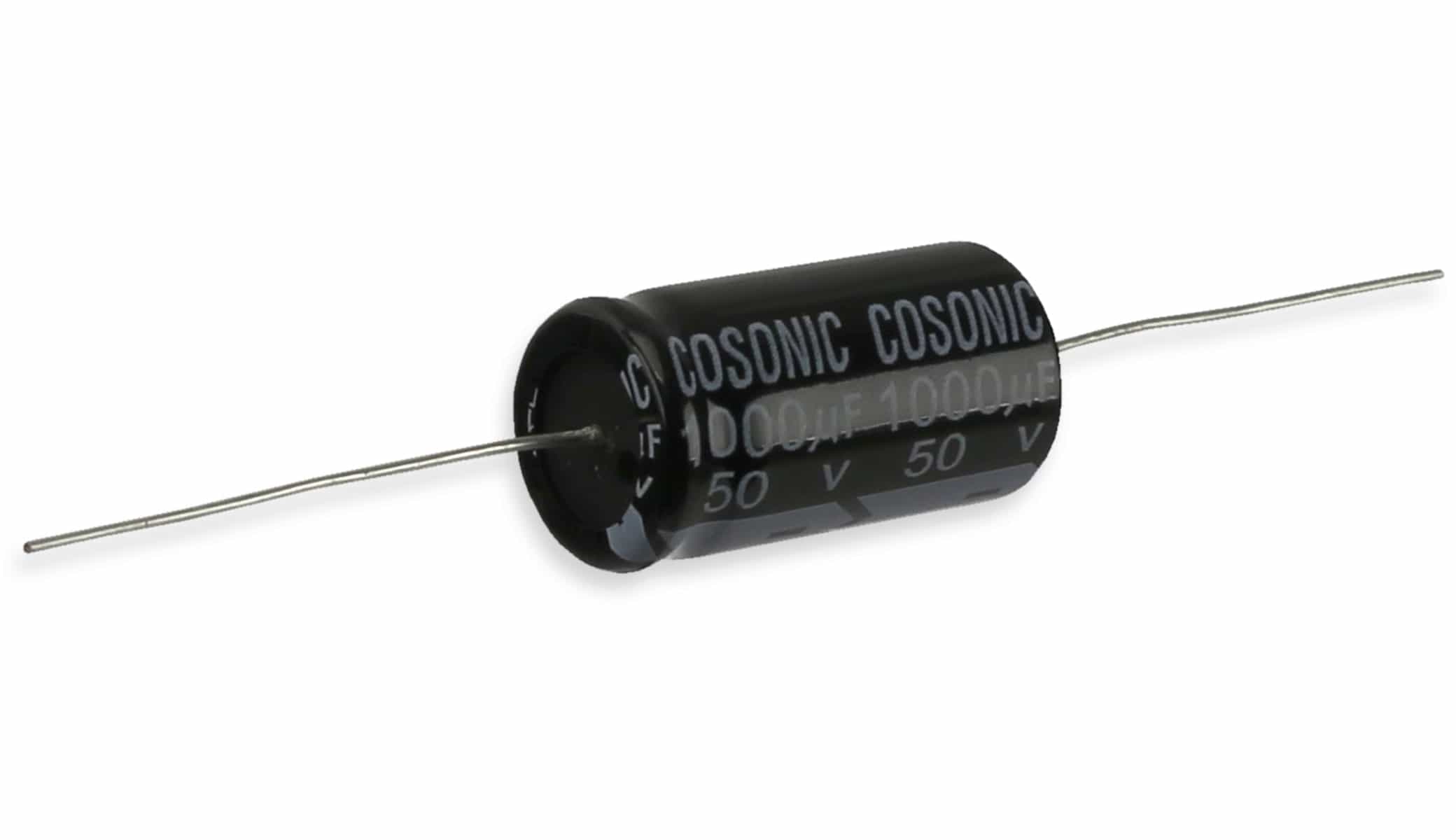 AZAA Elko 1000µF, 50V, axial AZAA Elko, 1000 µF/50 V, 105°C, axial