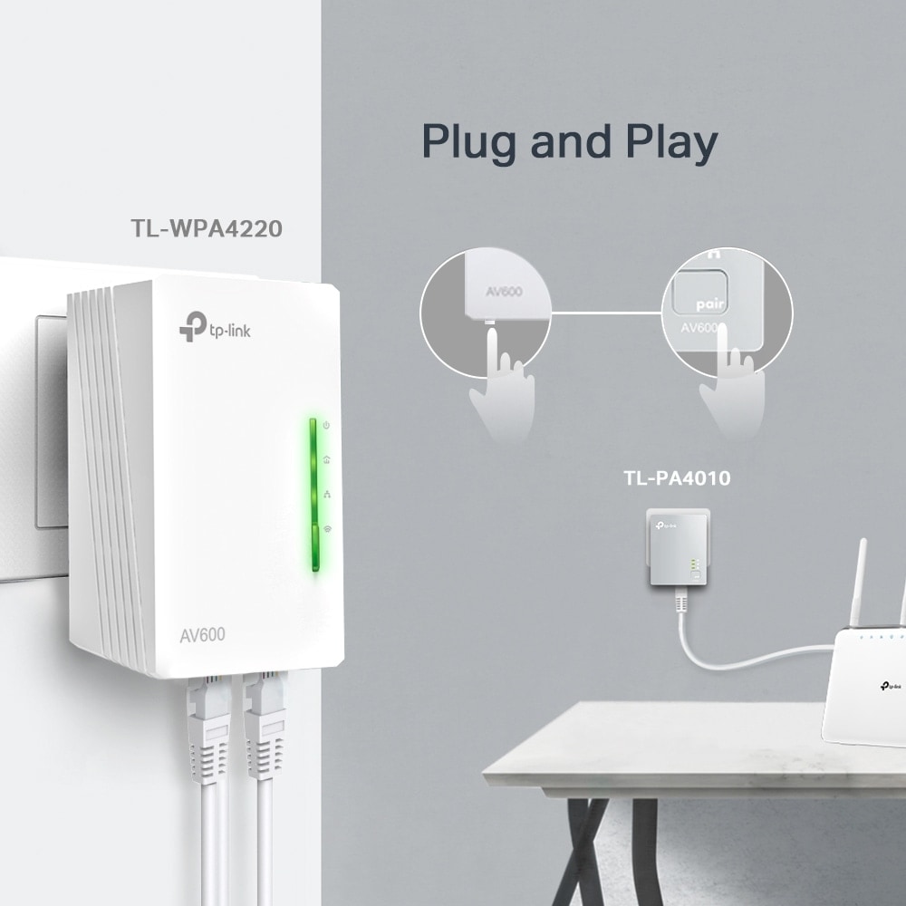 TP-LINK Powerline-Set TL-WPA4221 TP-LINK Powerline-Set TL-WPA4221