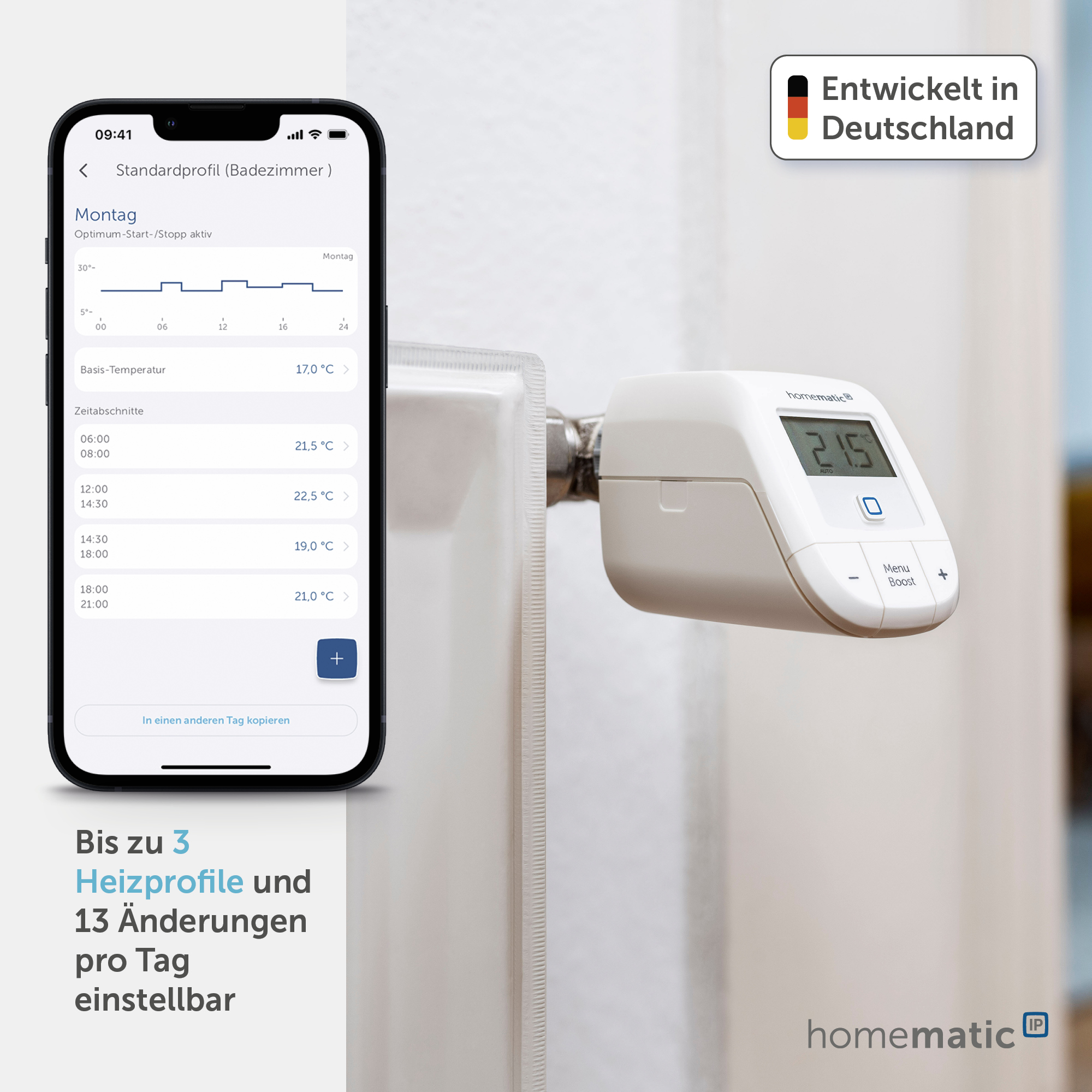 HOMEMATIC IP Smart Home 153412A0, Heizkörperthermostat Basic HOMEMATIC IP Smart Home 153412A0, Heizkörperthermostat Basic