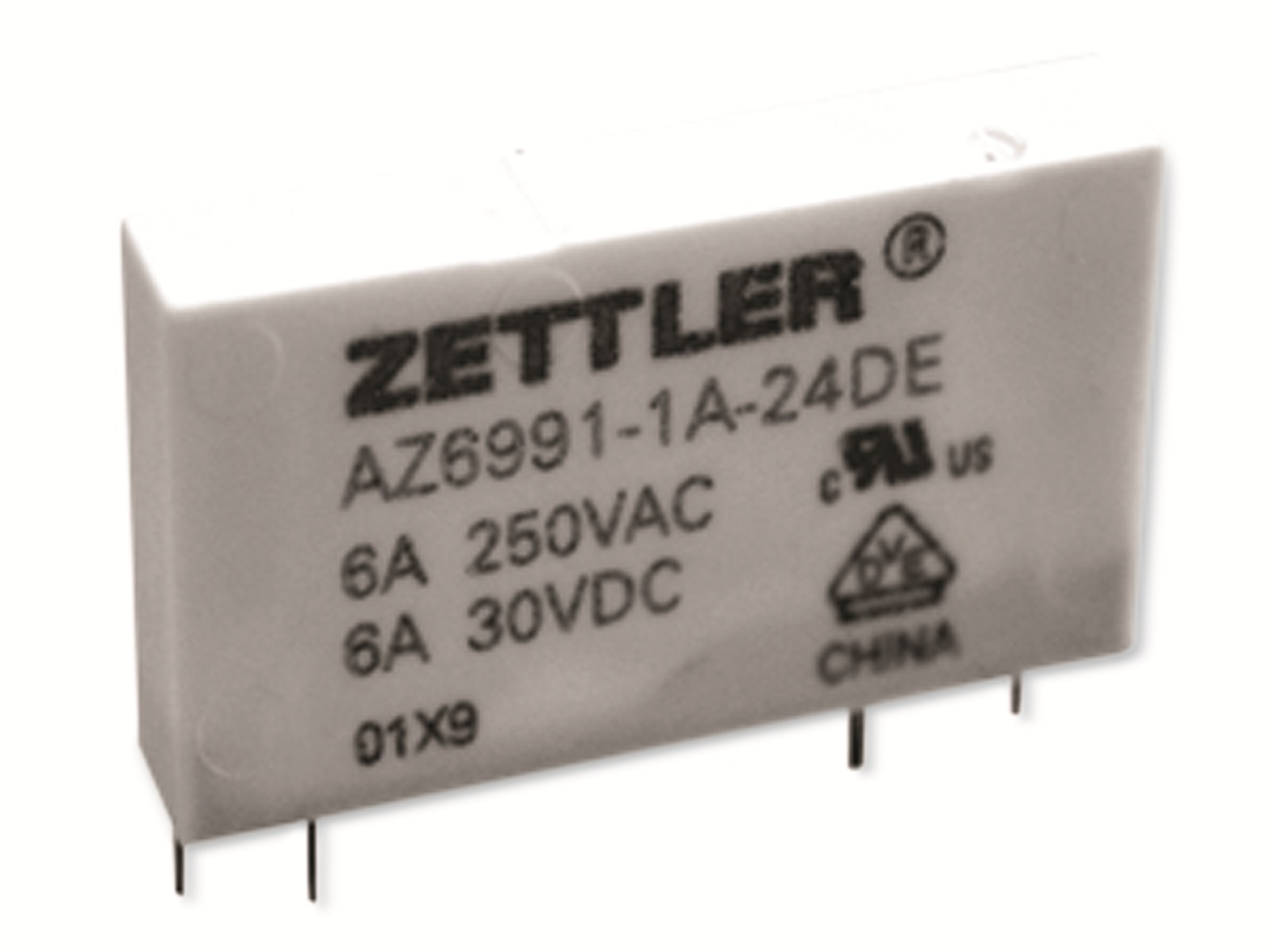 ZETTLER Printrelais, AZ6991-1C-5DE, 5V, 1 Wechsler, 125V/DC, THT ZETTLER Printrelais, AZ6991-1C-5DE, 5V, 1 Wechsler, 125V/DC, THT