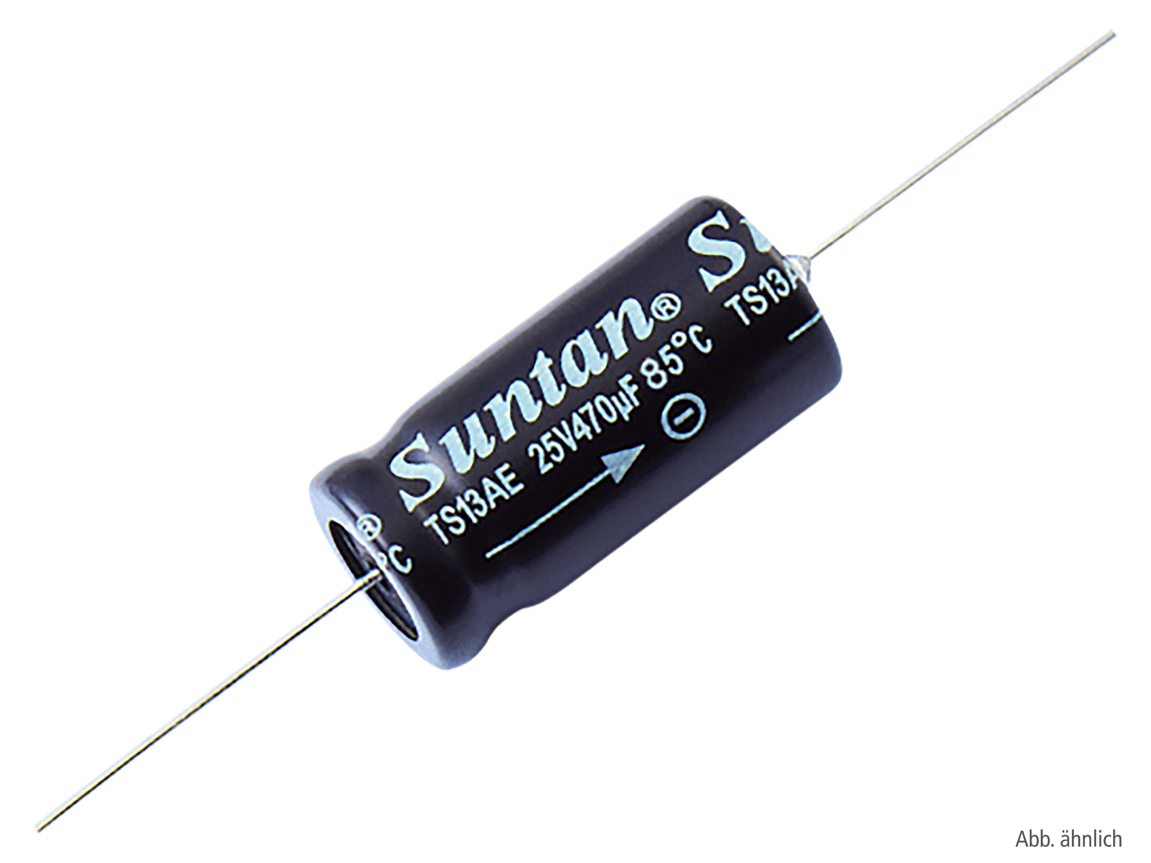 SUNTAN Elko, 470µF, 16V, Axial, TS13AE1C471MSB000R SUNTAN Elko, 470µF, 16V, Axial, TS13AE1C471MSB000R