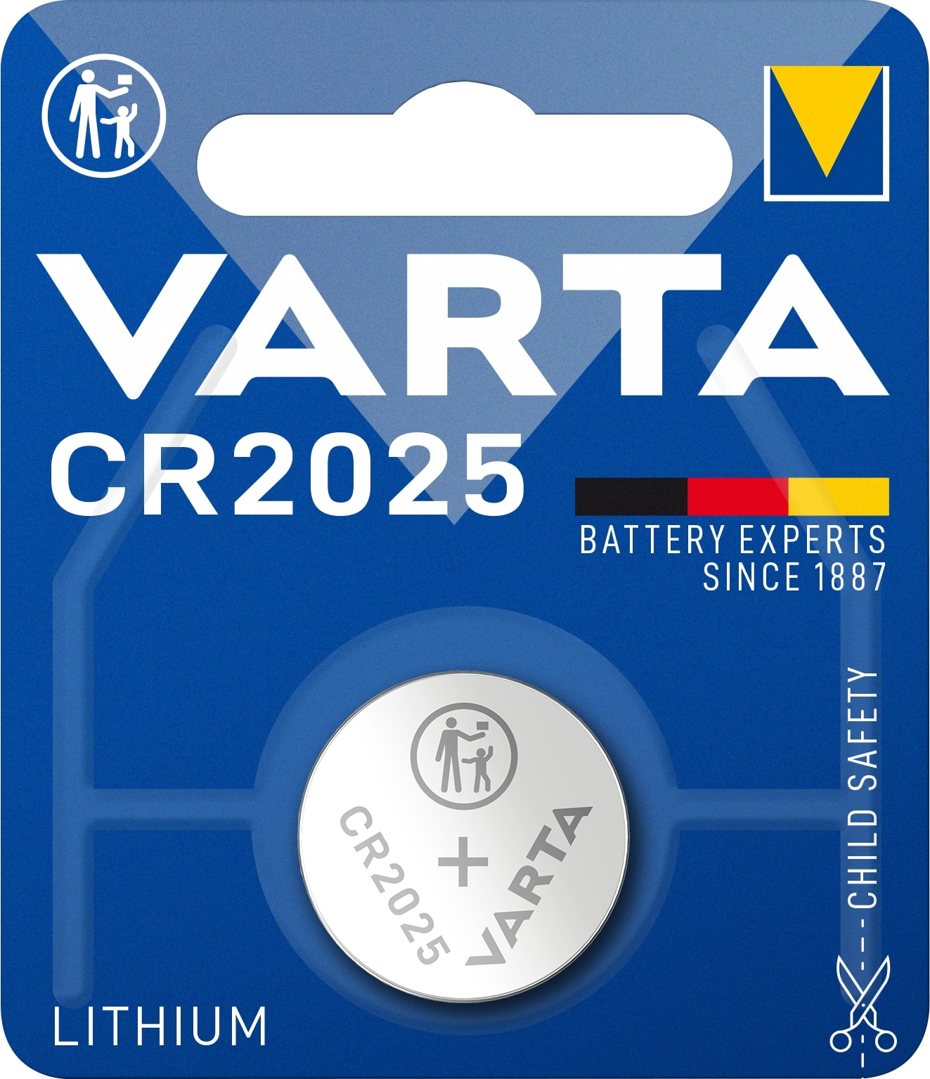 VARTA Lithium Knopfzelle CR2025 VARTA Lithium Knopfzelle CR2025