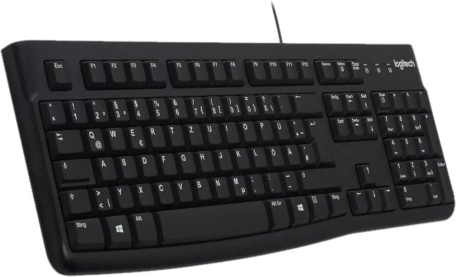 LOGITECH USB-Tastatur K120, QWERTZ, schwarz LOGITECH USB-Tastatur K120, QWERTZ, schwarz