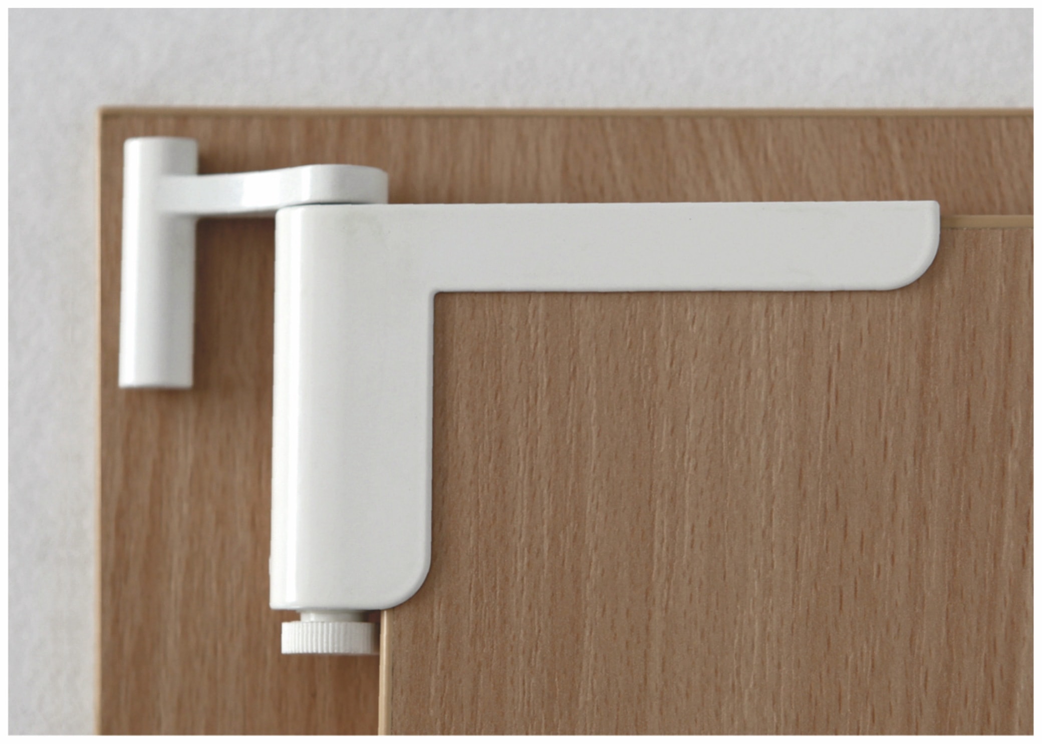 Mini-Türschließer, Clip Close, weiß Mini-Türschließer, Clip Close, weiß