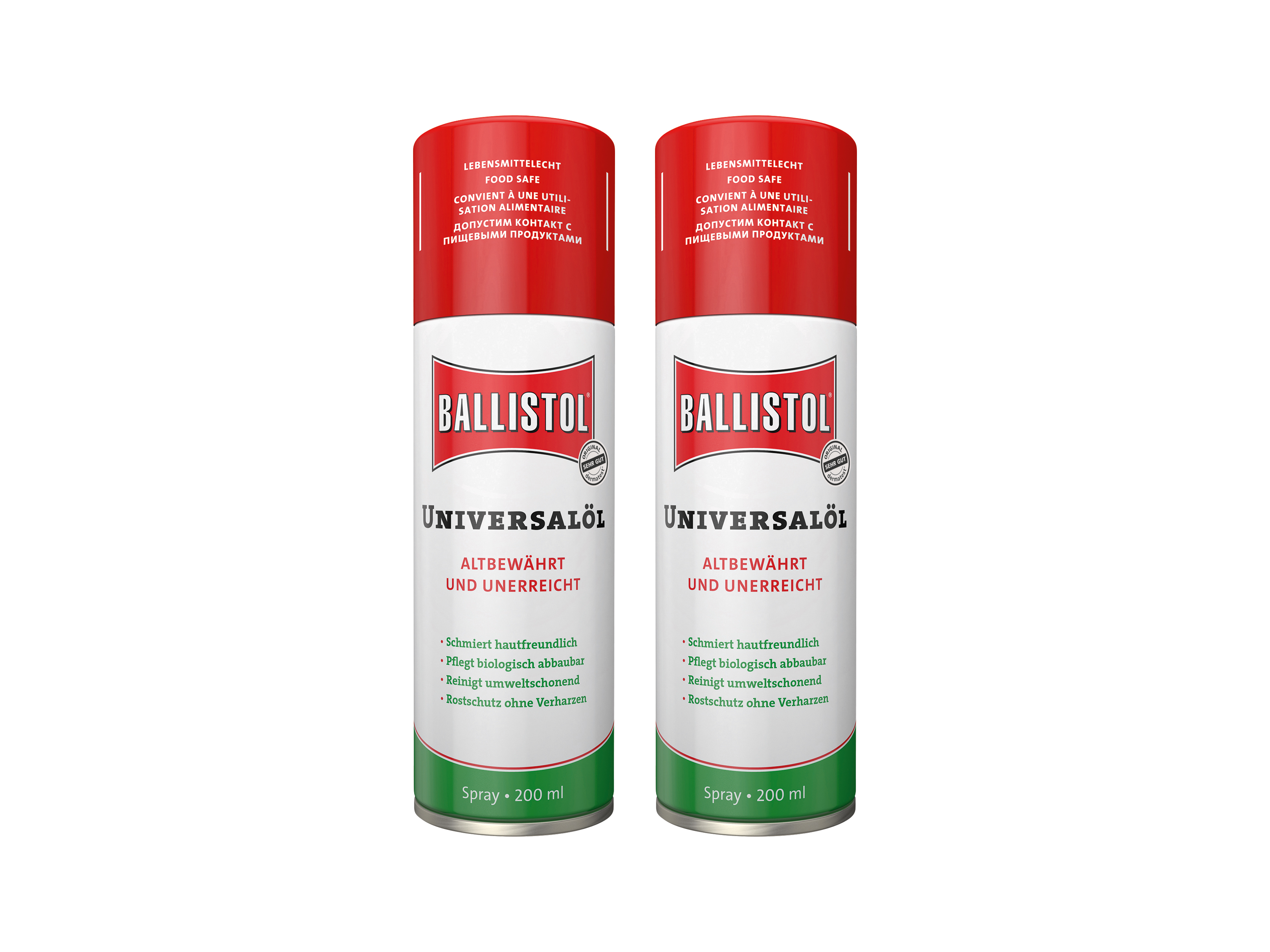 BALLISTOL Universalöl Spray, 200 ml, 2 Stück BALLISTOL Universalöl Spray, 200 ml, 2 Stück