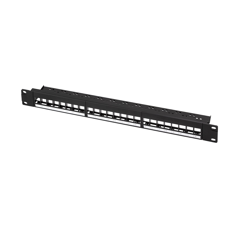 LOGILINK Patchpanel NK4065, 19", 24 Keystone-Module, schwarz LOGILINK Patchpanel NK4065, 19", 24 Keystone-Module, schwarz