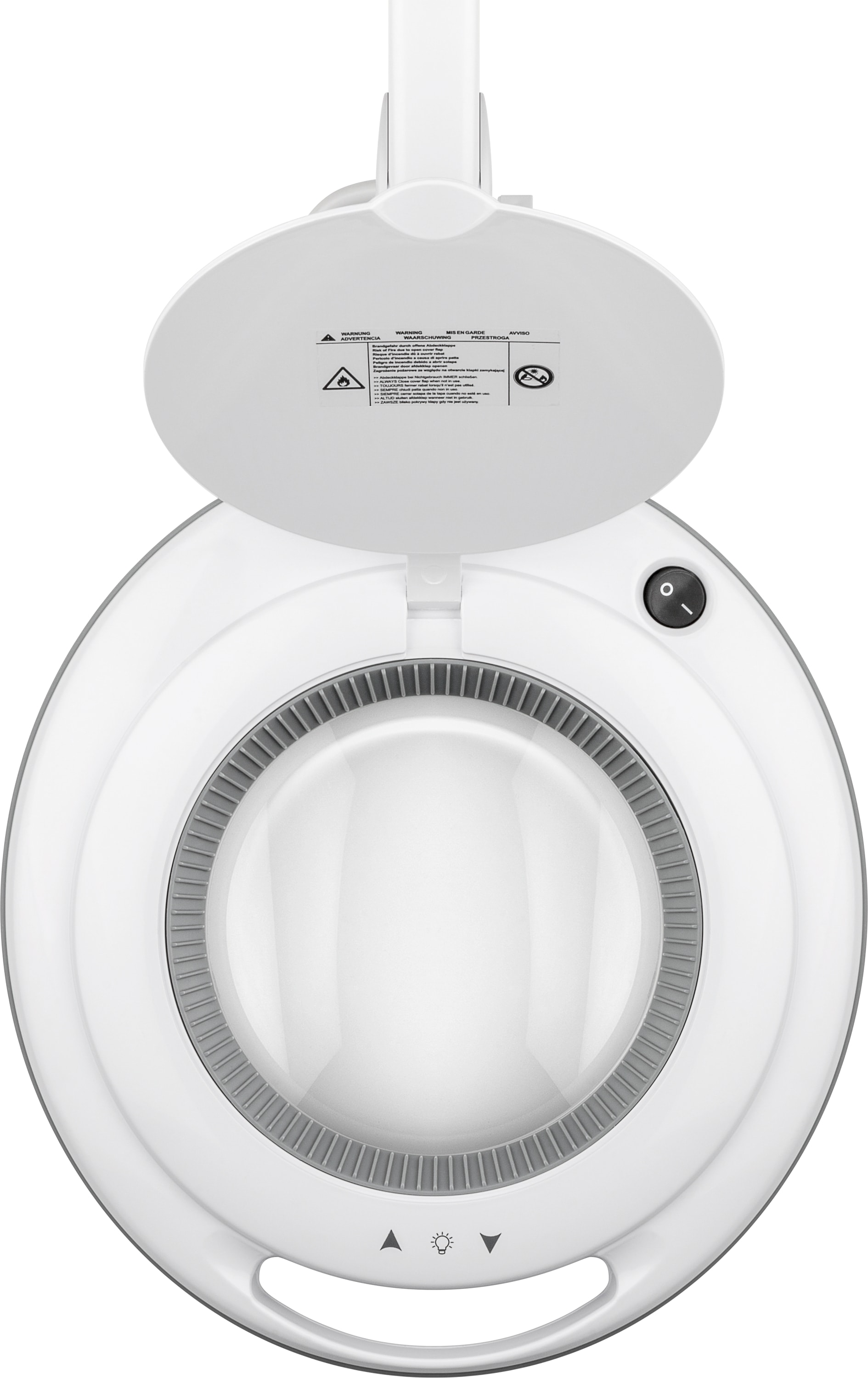 GOOBAY LED-Klemm-Lupenleuchte, 9 W, 730 lm, Kristallglas, dimmbar, weiß GOOBAY LED-Klemm-Lupenleuchte, 9 W, 730 lm, Kristallglas, dimmbar, weiß