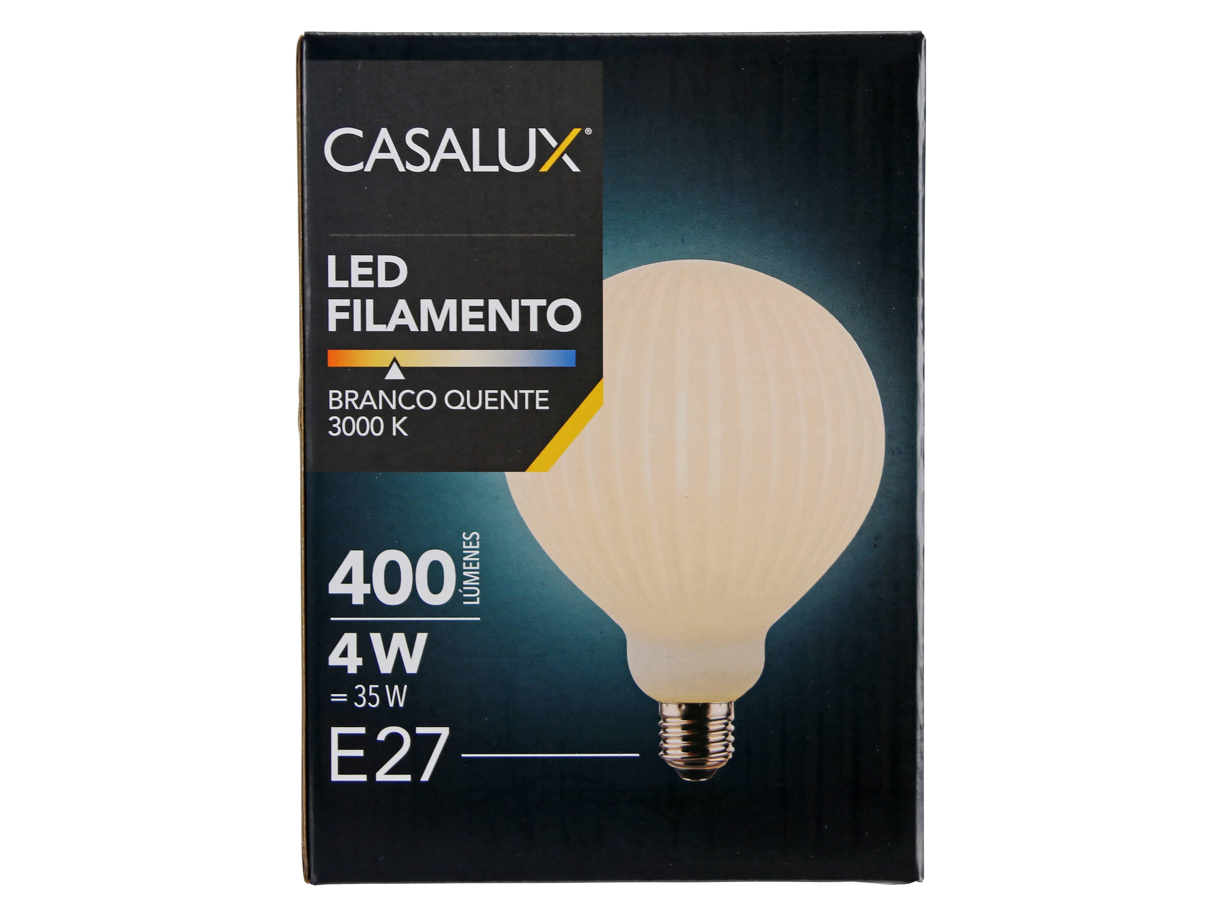 LED-Lampe, E27, 4W, 3000K, EEK: F, 400lm, warmweiß, weiß LED-Lampe, E27, 4W, 3000K, EEK: F, 400lm, warmweiß, weiß