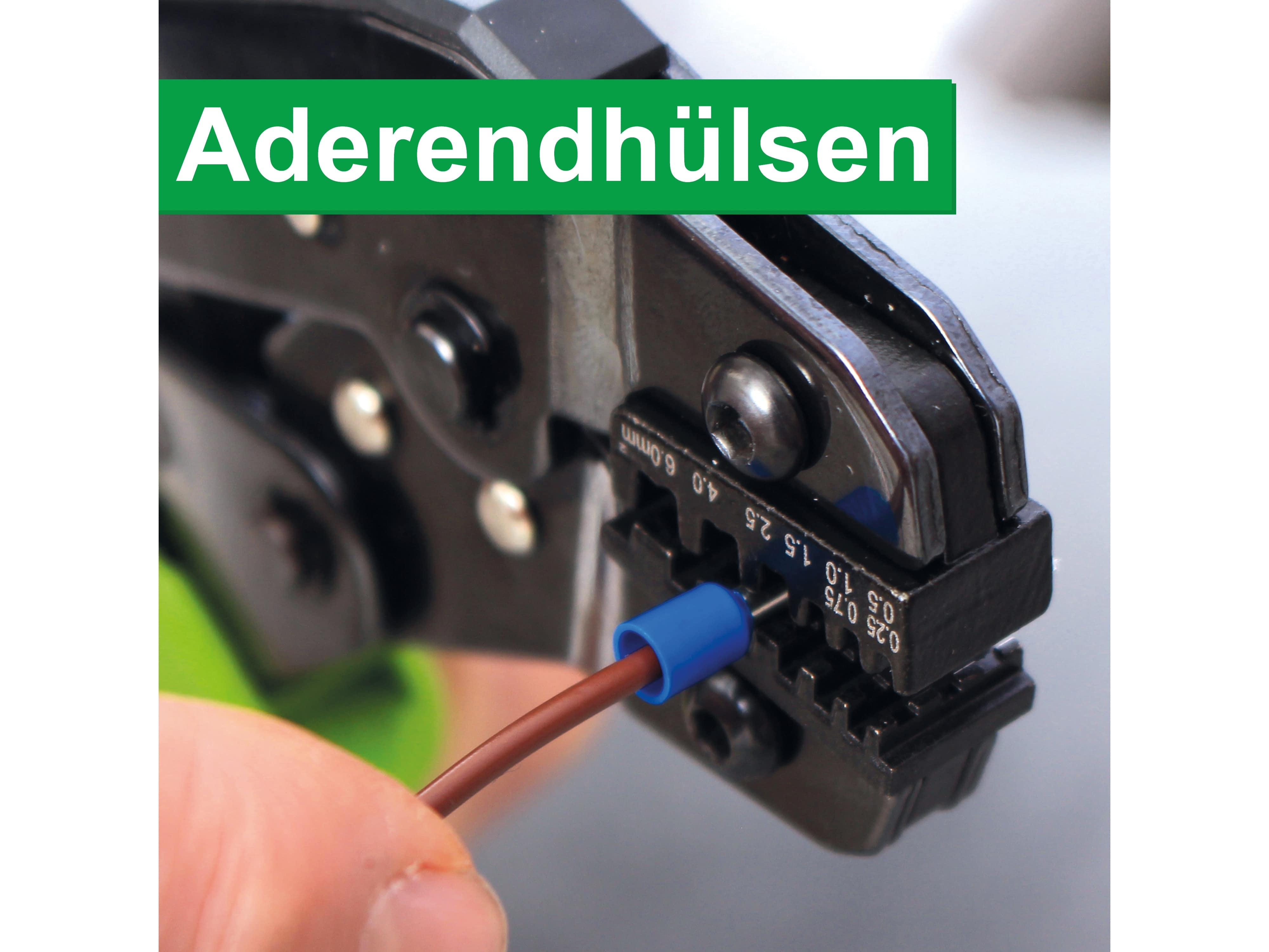 QUADRIOS Wechseleinsatz "Aderendhülsen" für Crimpzange 22T013 QUADRIOS Wechseleinsatz "Aderendhülsen" für Crimpzange 22T013