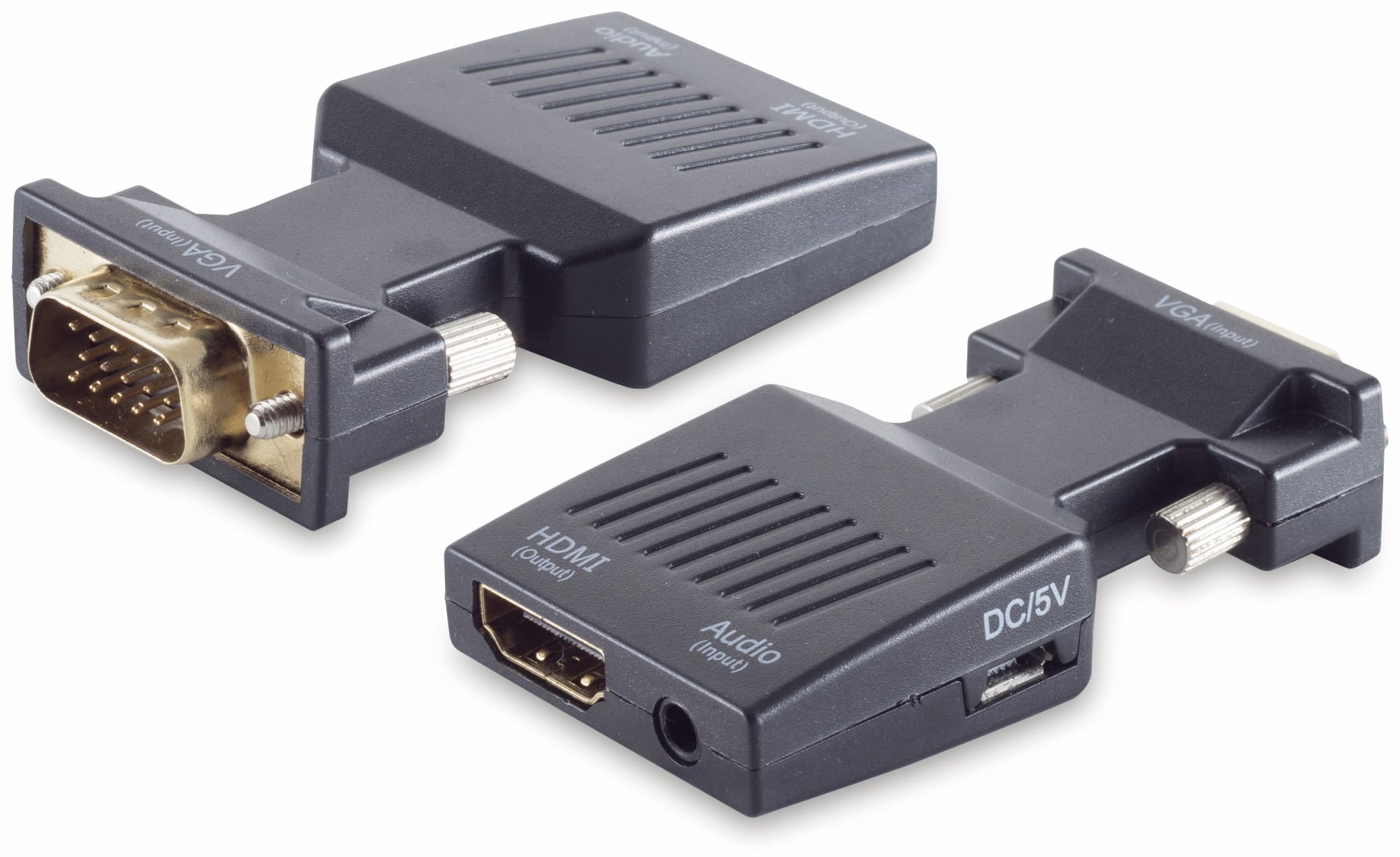 S-IMPULS VGA-Adapter, VGA-Stecker zu HDMI-Buchse, 1080p S-IMPULS VGA-Adapter, VGA-Stecker zu HDMI-Buchse, 1080p