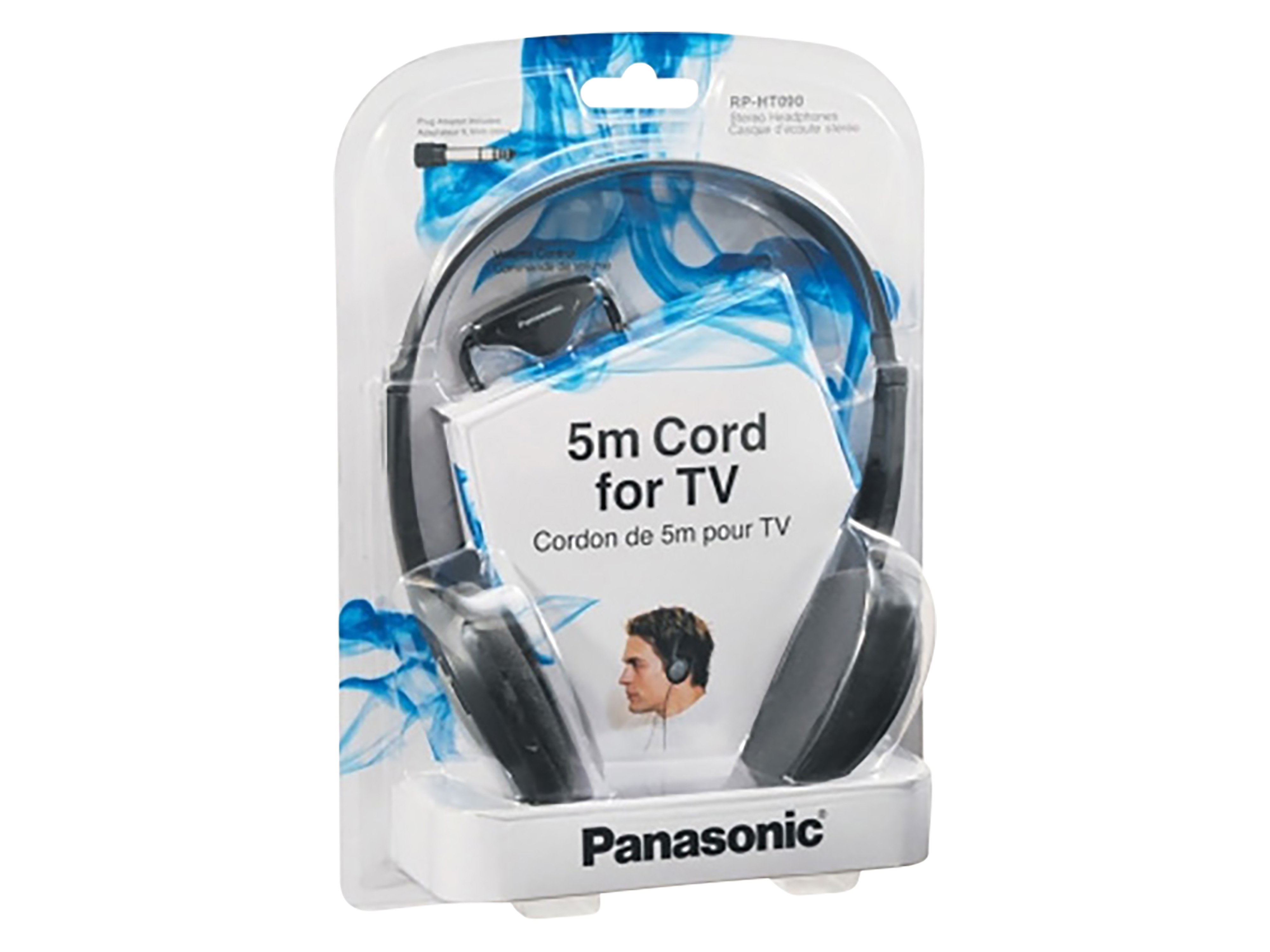 PANASONIC On-Ear Kopfhörer RP-HT090, 5 m Kabel, Grau/Schwarz PANASONIC On-Ear Kopfhörer RP-HT090, 5 m Kabel, Grau/Schwarz