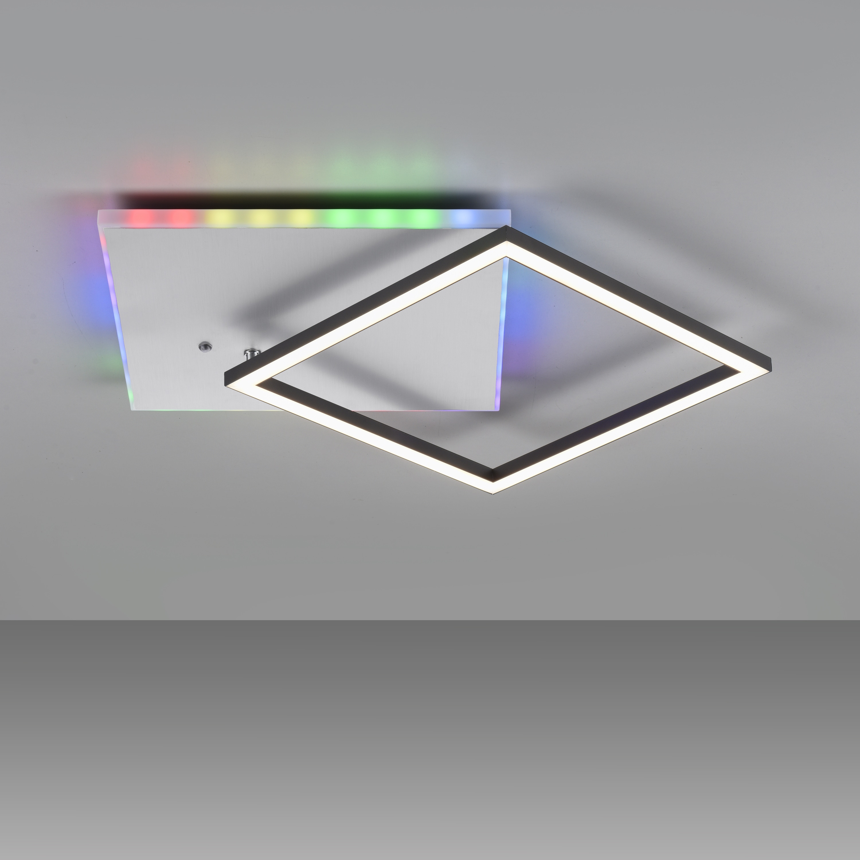 JUST LIGHT LED-Deckenleuchte 11327-95 alufarbig, 31 W, 3200 lm, CCT, RGB JUST LIGHT LED-Deckenleuchte 11327-95 alufarbig, 31 W, 3200 lm, CCT, RGB