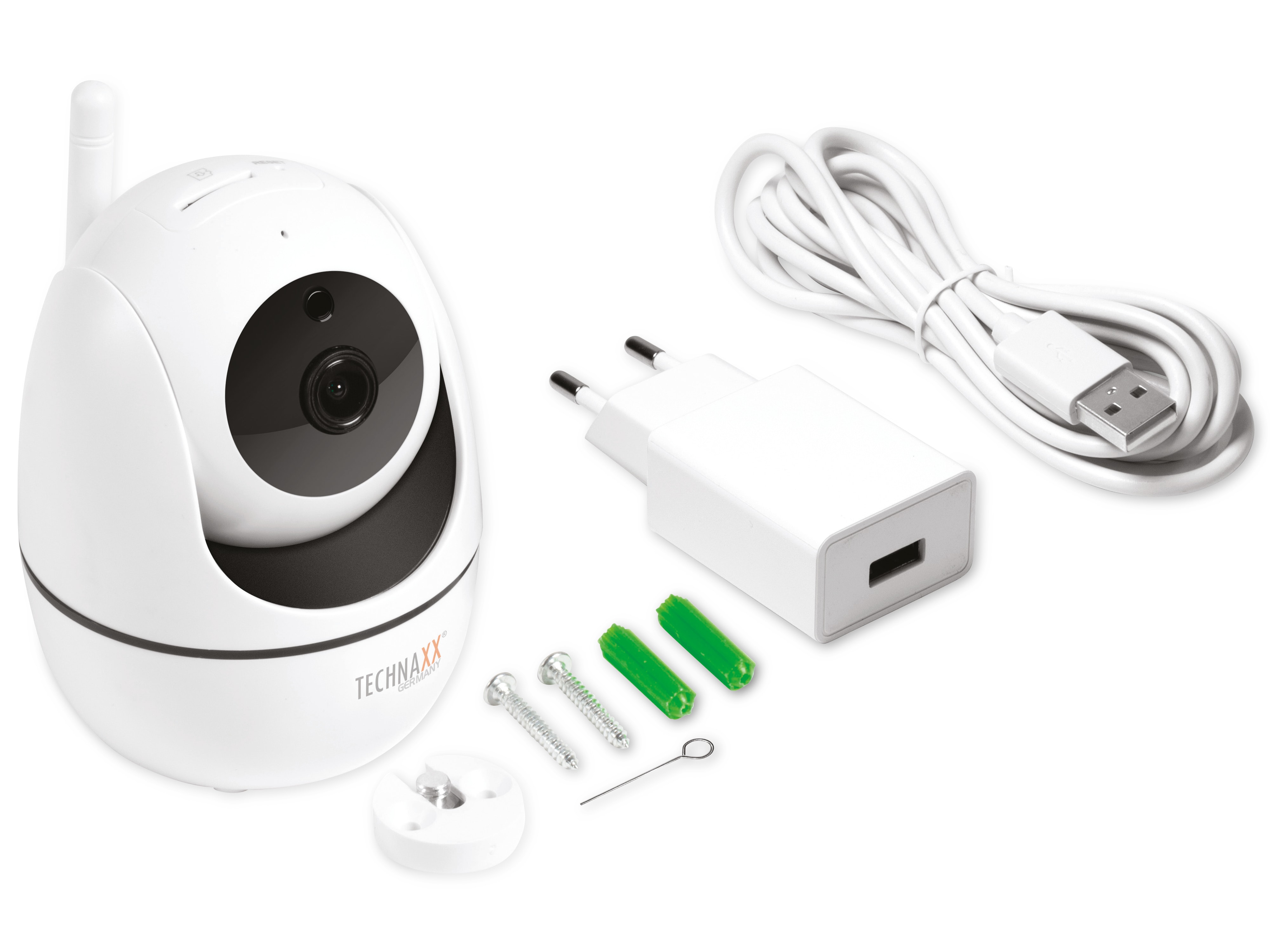 TECHNAXX IP-Kamera TX-146, PT, WLAN, Innenbereich, FullHD TECHNAXX IP-Kamera TX-146, PT, WLAN, Innenbereich, FullHD