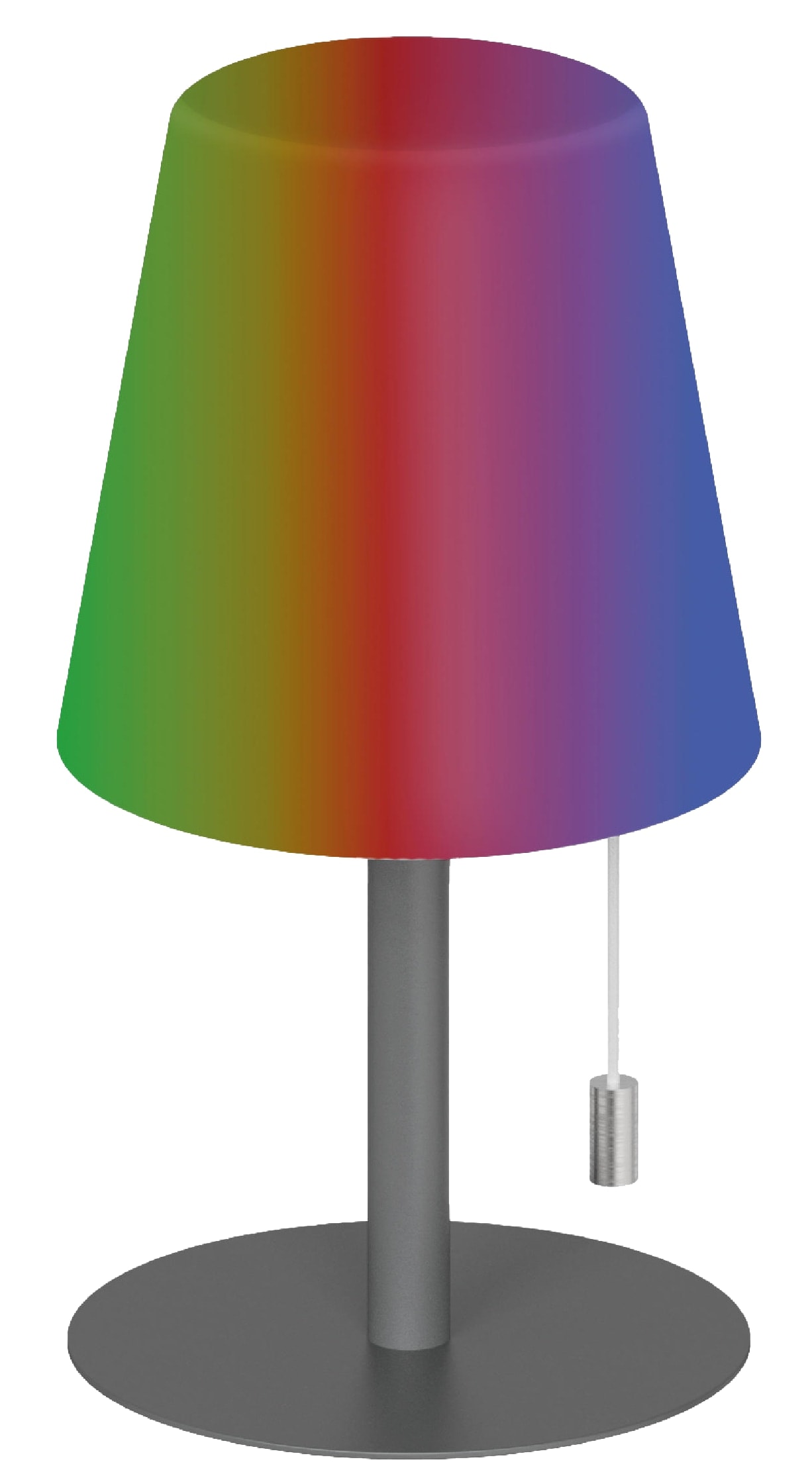 MÜLLER-LICHT LED-Akku-Tischleuchte CEDA, 2W, 200lm, RGB + weiß, grau MÜLLER-LICHT LED-Akku-Tischleuchte CEDA, 2W, 200lm, RGB + weiß, grau
