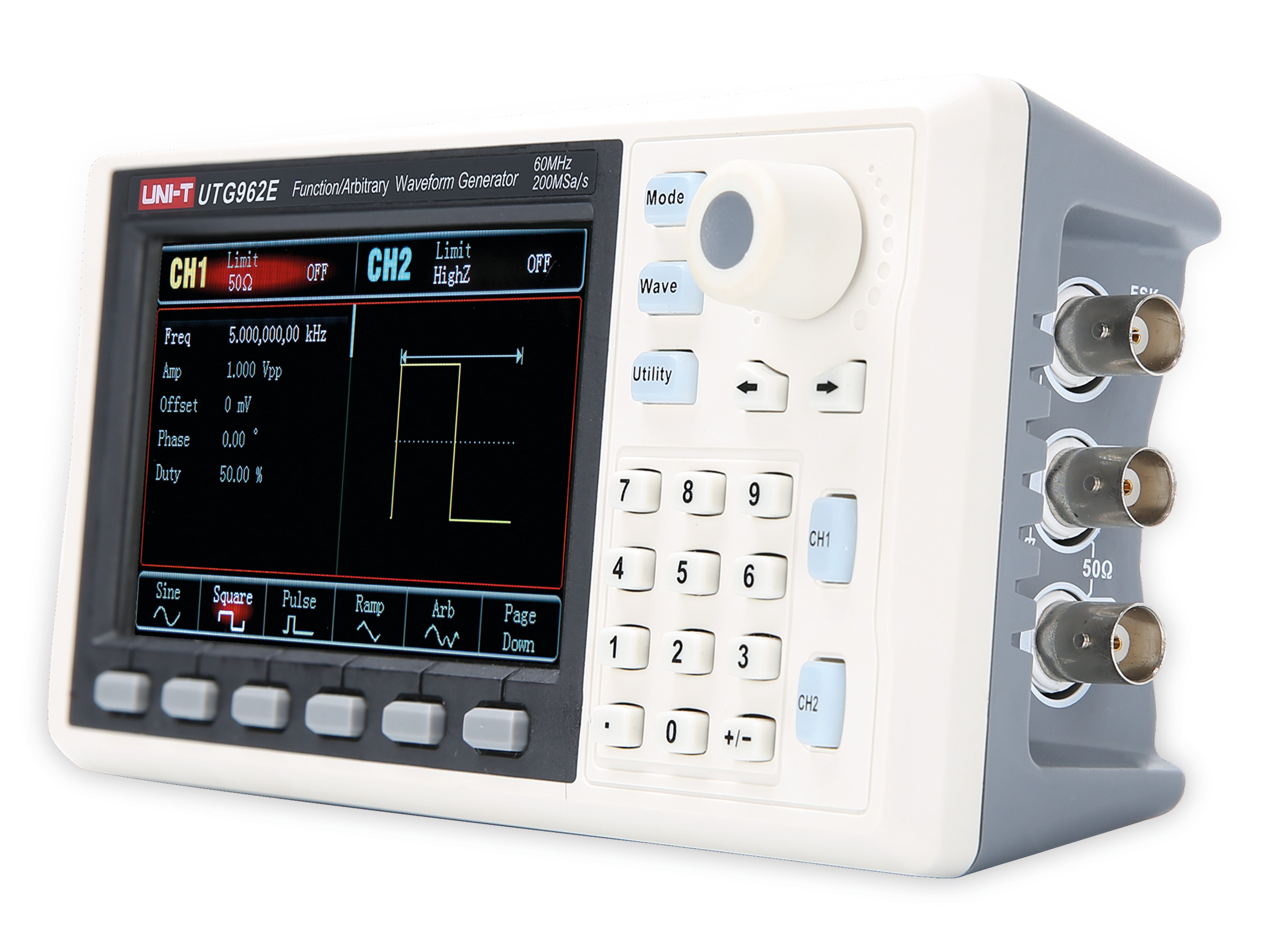 UNI-T Funktionsgenerator UTG962E, 60 MHz UNI-T Funktionsgenerator UTG962E, 60 MHz