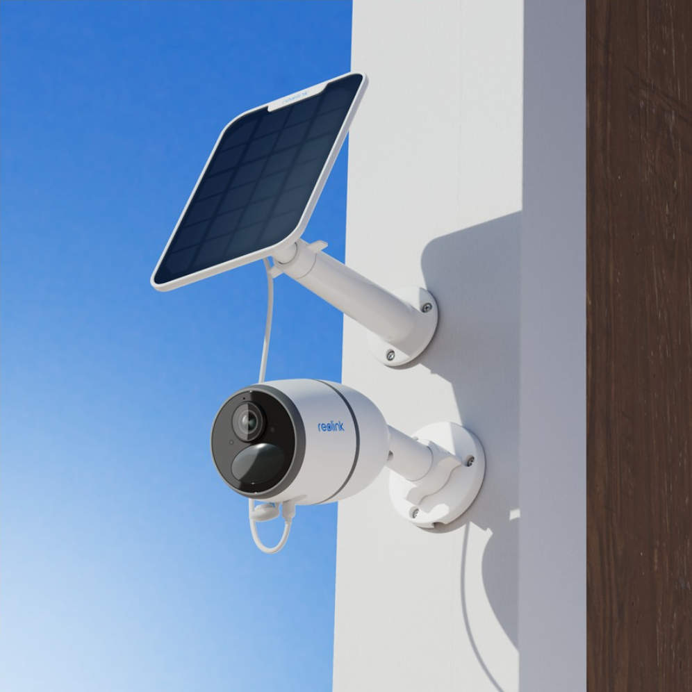 REOLINK Überwachungskamera Go Series, mit Solarpanel, außen, weiß REOLINK Überwachungskamera Go Series, mit Solarpanel, außen, weiß