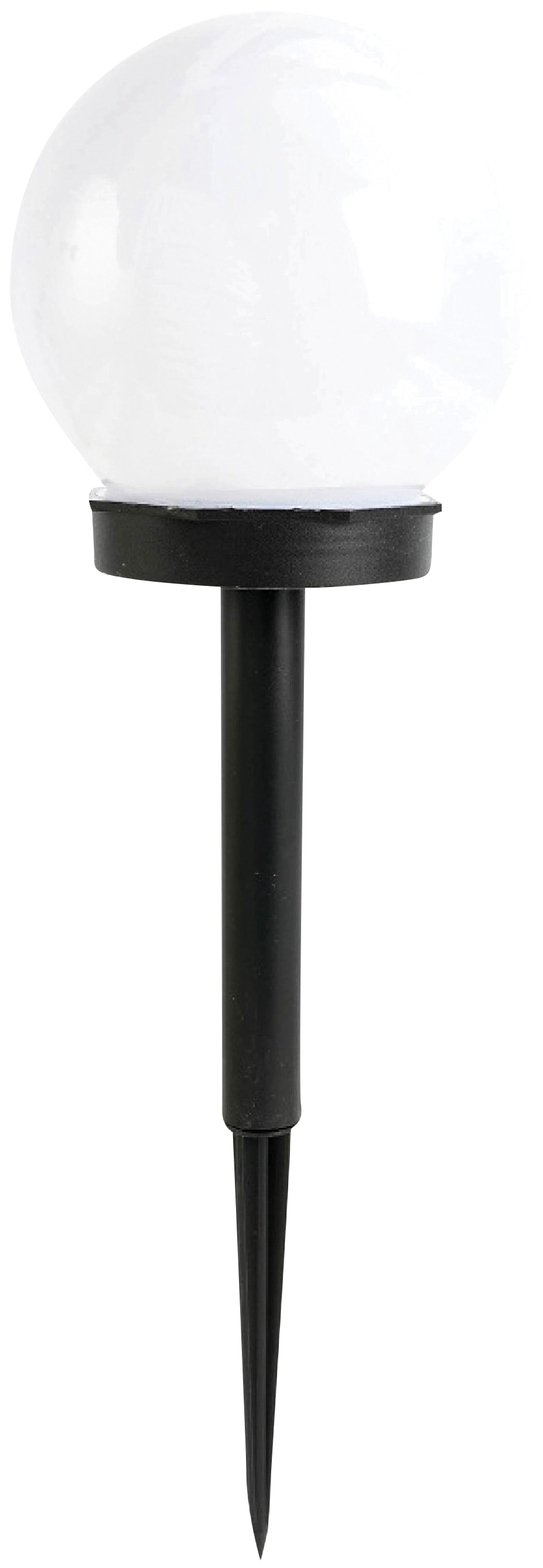 BLULAXA Solar LED-Gartenleuchte, Ø 10 cm, IP44, weiß