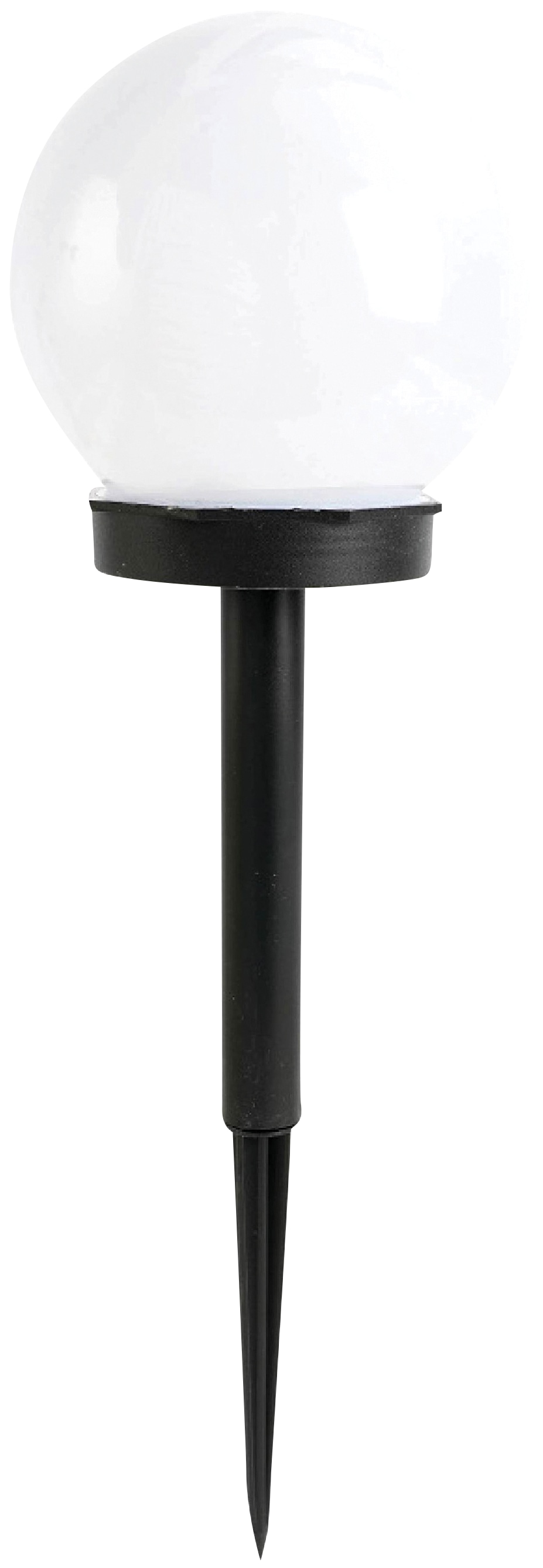 BLULAXA Solar LED-Gartenleuchte, Ø 10 cm, IP44, weiß BLULAXA Solar LED-Gartenleuchte, Ø 10 cm, IP44, weiß