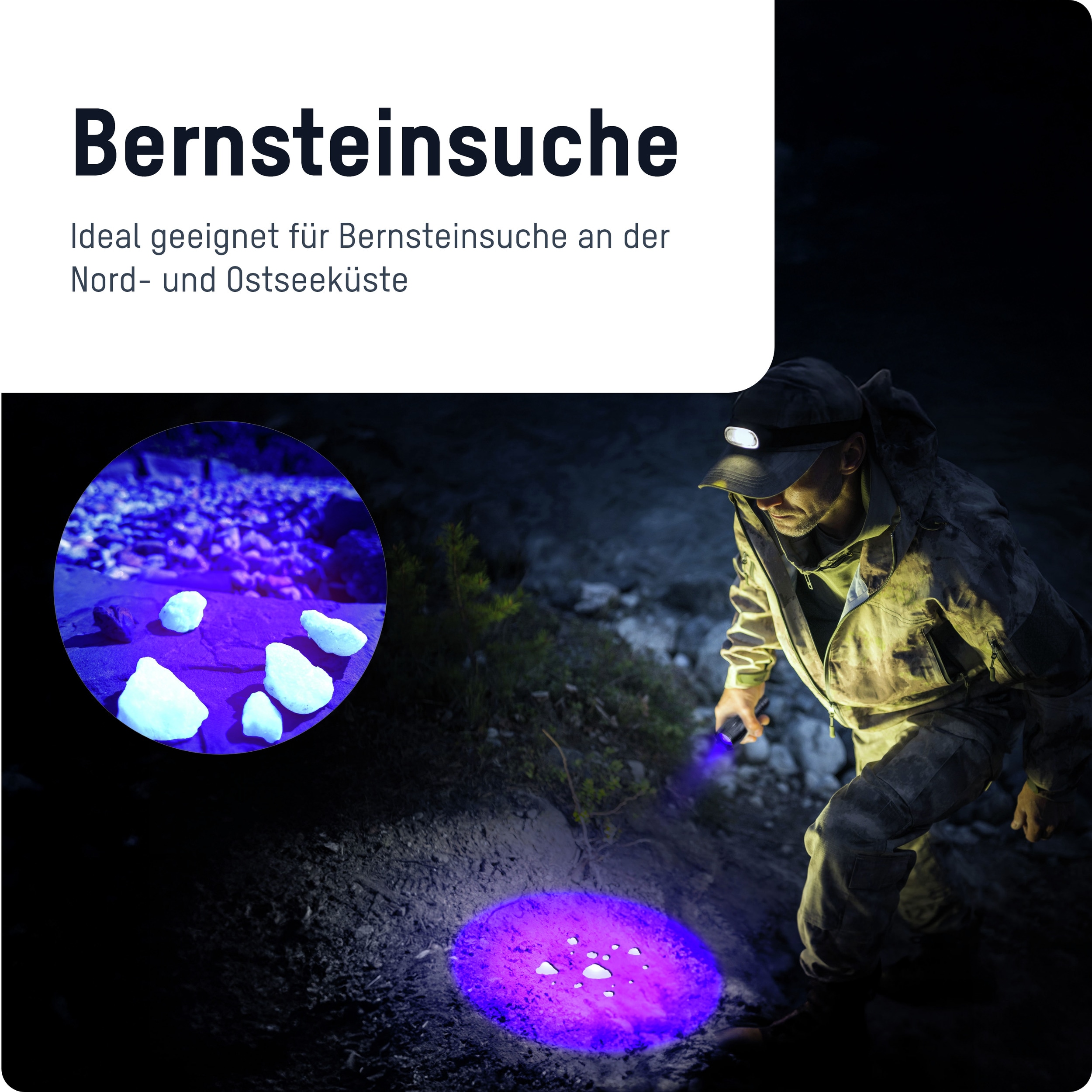 ANSMANN LED-Taschenlampe Action 400 UV, batteriebetrieben, schwarz ANSMANN LED-Taschenlampe Action 400 UV, batteriebetrieben, schwarz