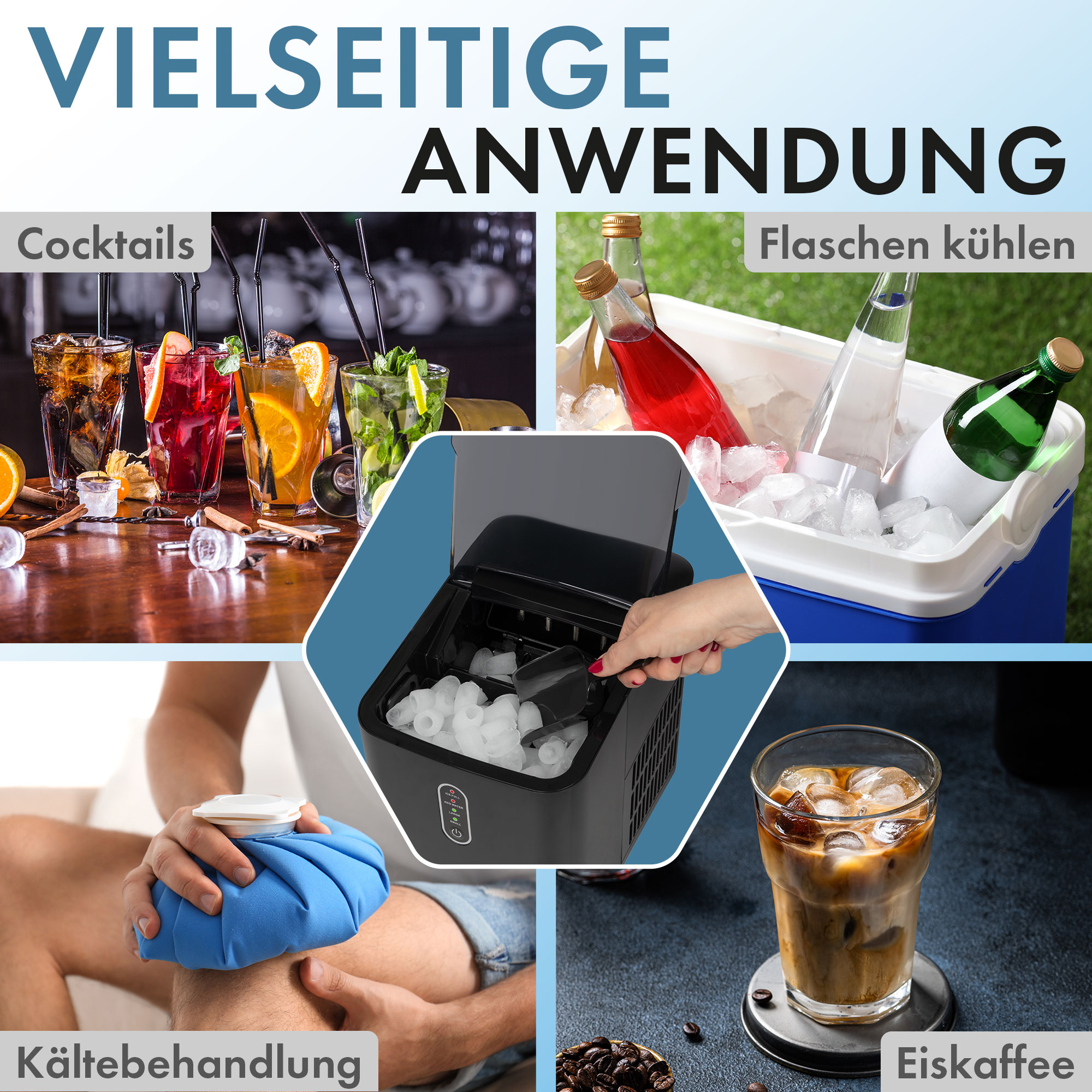 CLATRONIC Eiswürfelbereiter EWB 3798, ca. 8-10 kg Eiswürfel in 24h, ECO Save CLATRONIC Eiswürfelbereiter EWB 3798, ca. 8-10 kg Eiswürfel in 24h, ECO Save
