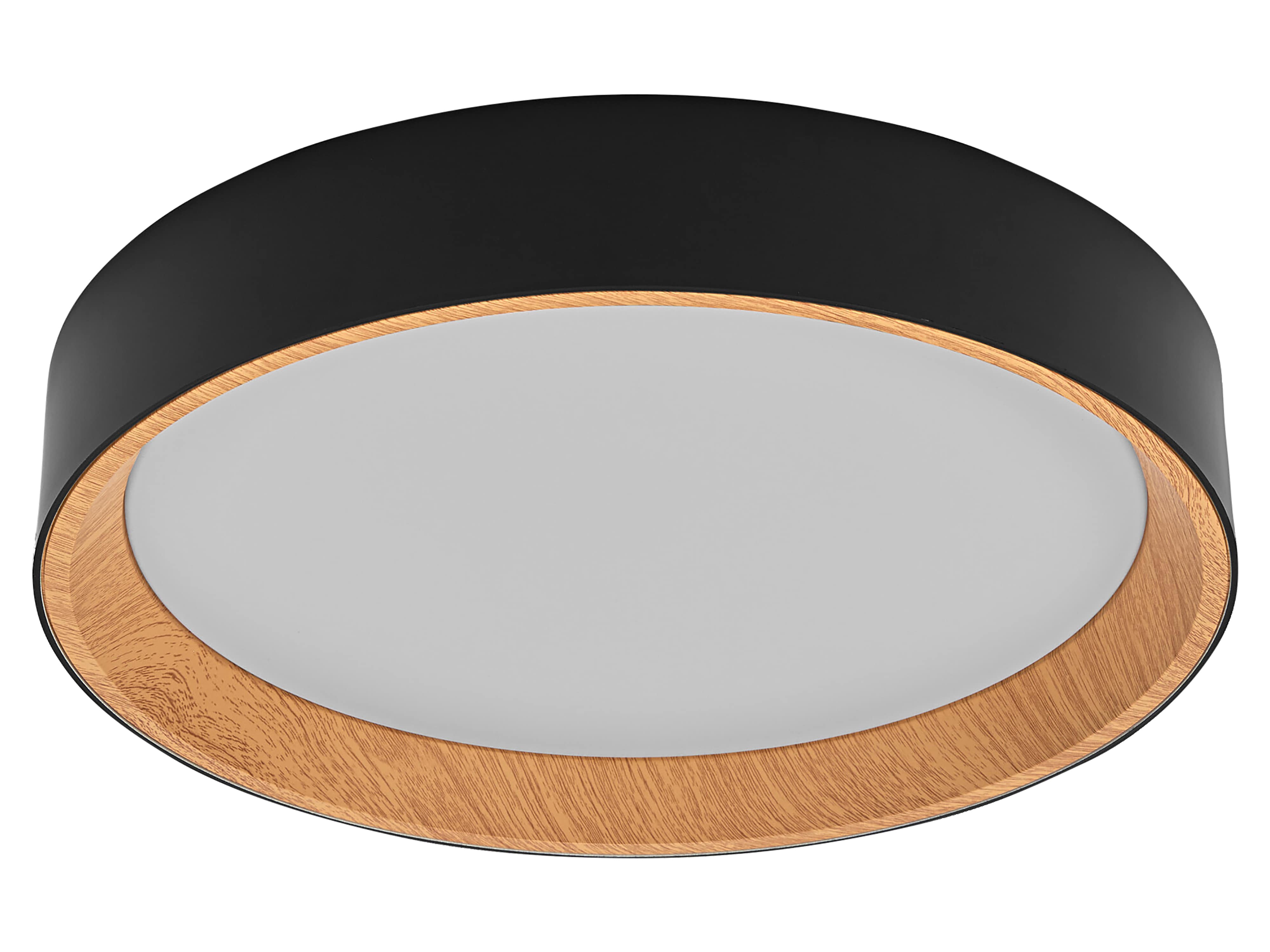 OSRAM LED-Deckenleuchte, 24W, 3000K, 1450lm, warmweiß, IP20, dimmbar, schwarz, Ø39 cm OSRAM LED-Deckenleuchte, 24W, 3000K, 1450lm, warmweiß, IP20, dimmbar, schwarz, Ø39 cm