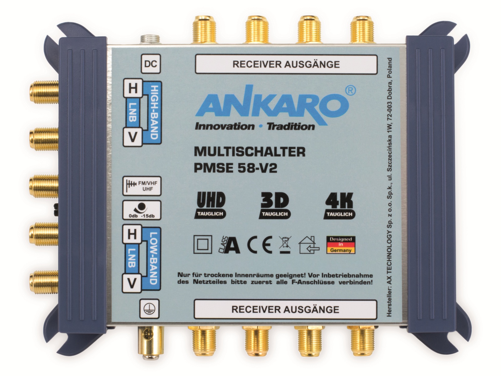 ANKARO SAT-Multischalter PMSE 58-V2, 5/8 ANKARO SAT-Multischalter PMSE 58-V2, 5/8