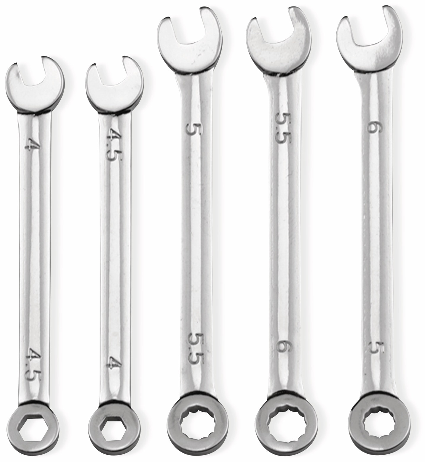 DONAU ELEKTRONIK Gabel-/Ringschlüsselsatz 920, 4...6 mm, 5-teilig DONAU ELEKTRONIK Gabel-/Ringschlüsselsatz 920, 4...6 mm, 5-teilig