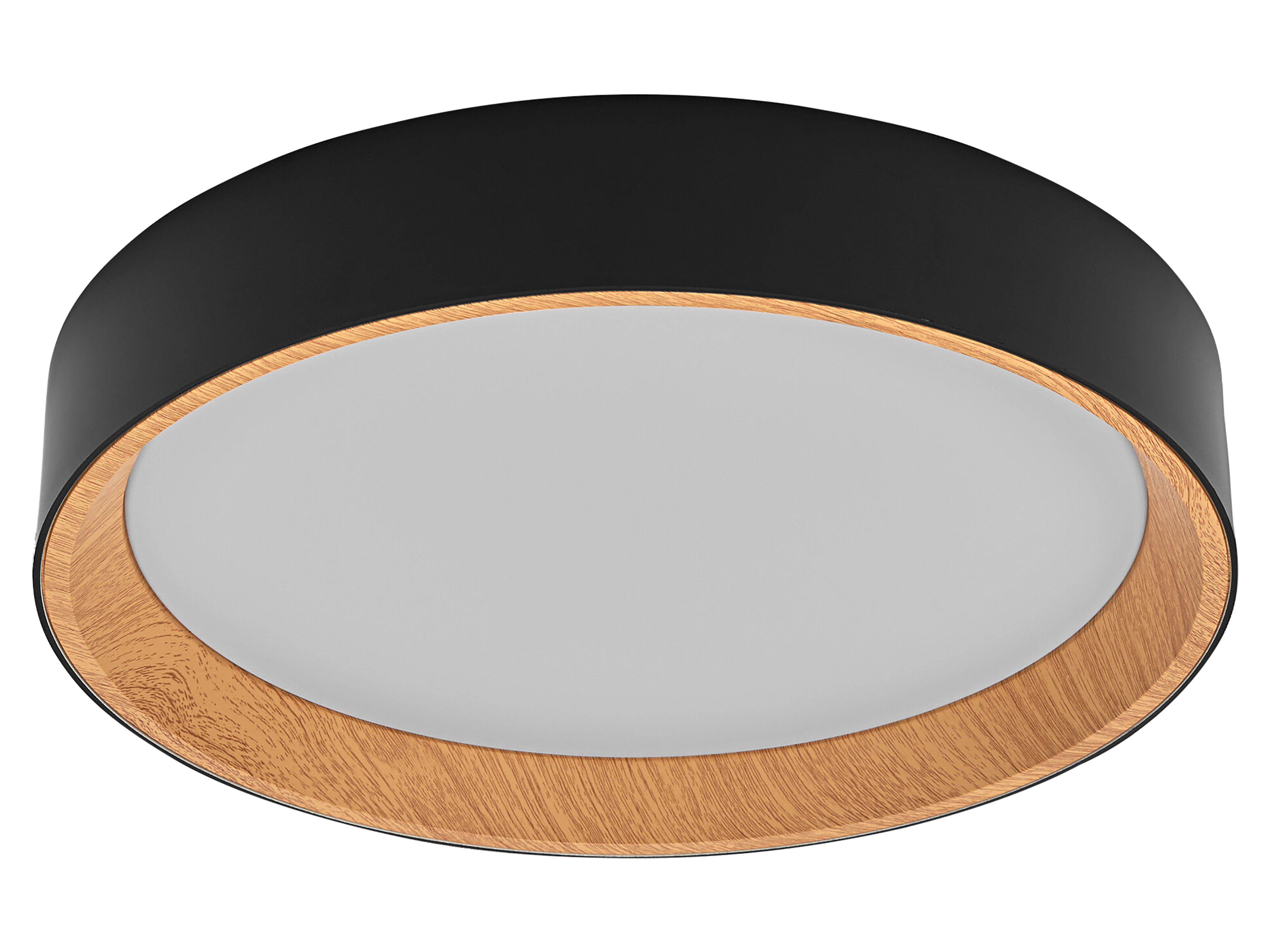 OSRAM LED-Deckenleuchte, 16W, 3000K, 1000lm, warmweiß, IP20, dimmbar, schwarz, Ø29 cm OSRAM LED-Deckenleuchte, 16W, 3000K, 1000lm, warmweiß, IP20, dimmbar, schwarz, Ø29 cm