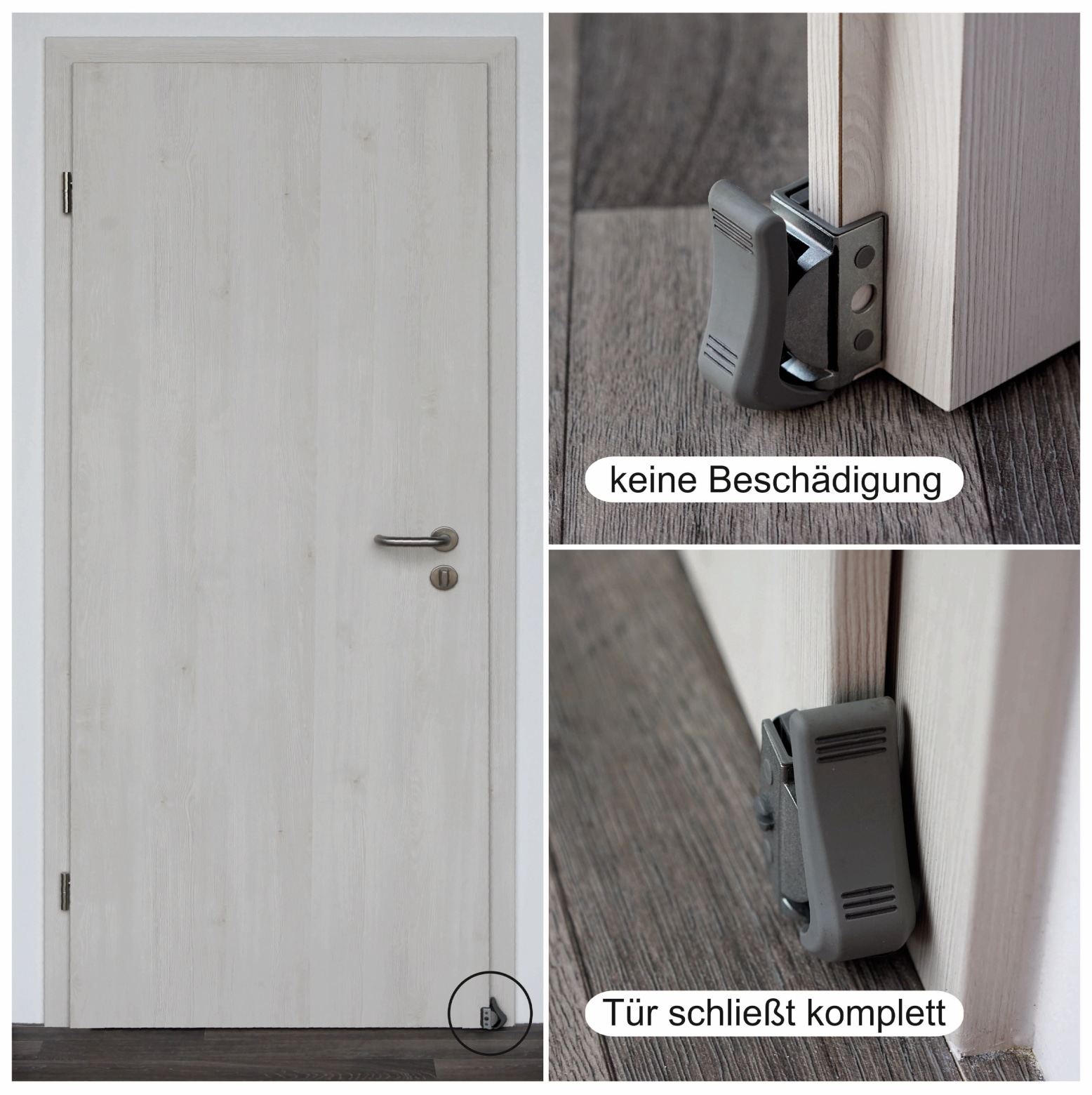 Türfeststeller, ClipFlix mini, grau Türfeststeller, ClipFlix mini, grau