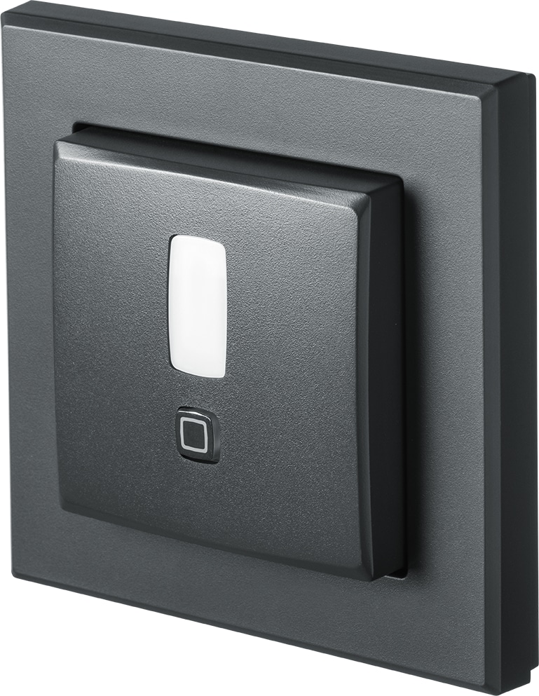HOMEMATIC IP 159903A0, Bewegungsmelder, 55er Rahmen, innen, anthrazit HOMEMATIC IP 159903A0, Bewegungsmelder, 55er Rahmen, innen, anthrazit