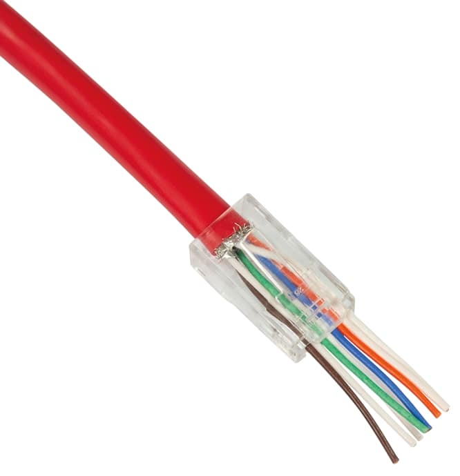 LOGILINK RJ45-Modularstecker, Cat.6, ungeschirmt, vorne offen, 50 Stk. LOGILINK RJ45-Modularstecker, Cat.6, ungeschirmt, vorne offen, 50 Stk.