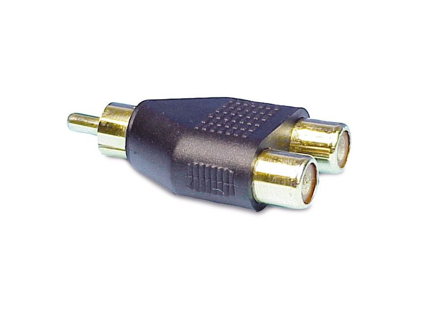 Cinchadapter, Stecker/2x Kupplung Cinchadapter, Stecker/2x Kupplung