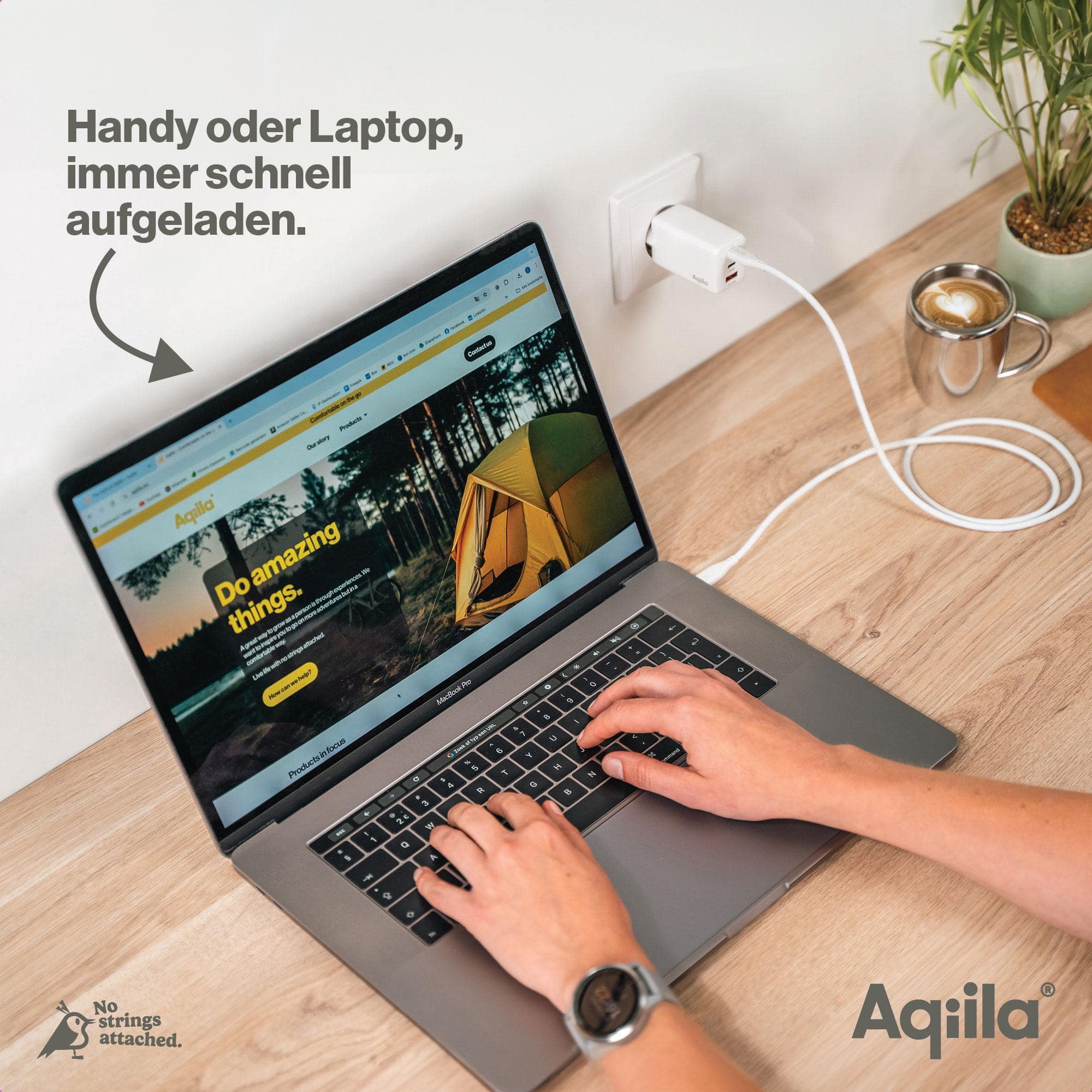 AQIILA USB-Lader Chargebird W3, 65 W, 3-fach, 2x USB-C, 1x USB-A AQIILA USB-Lader Chargebird W3, 65 W, 3-fach, 2x USB-C, 1x USB-A