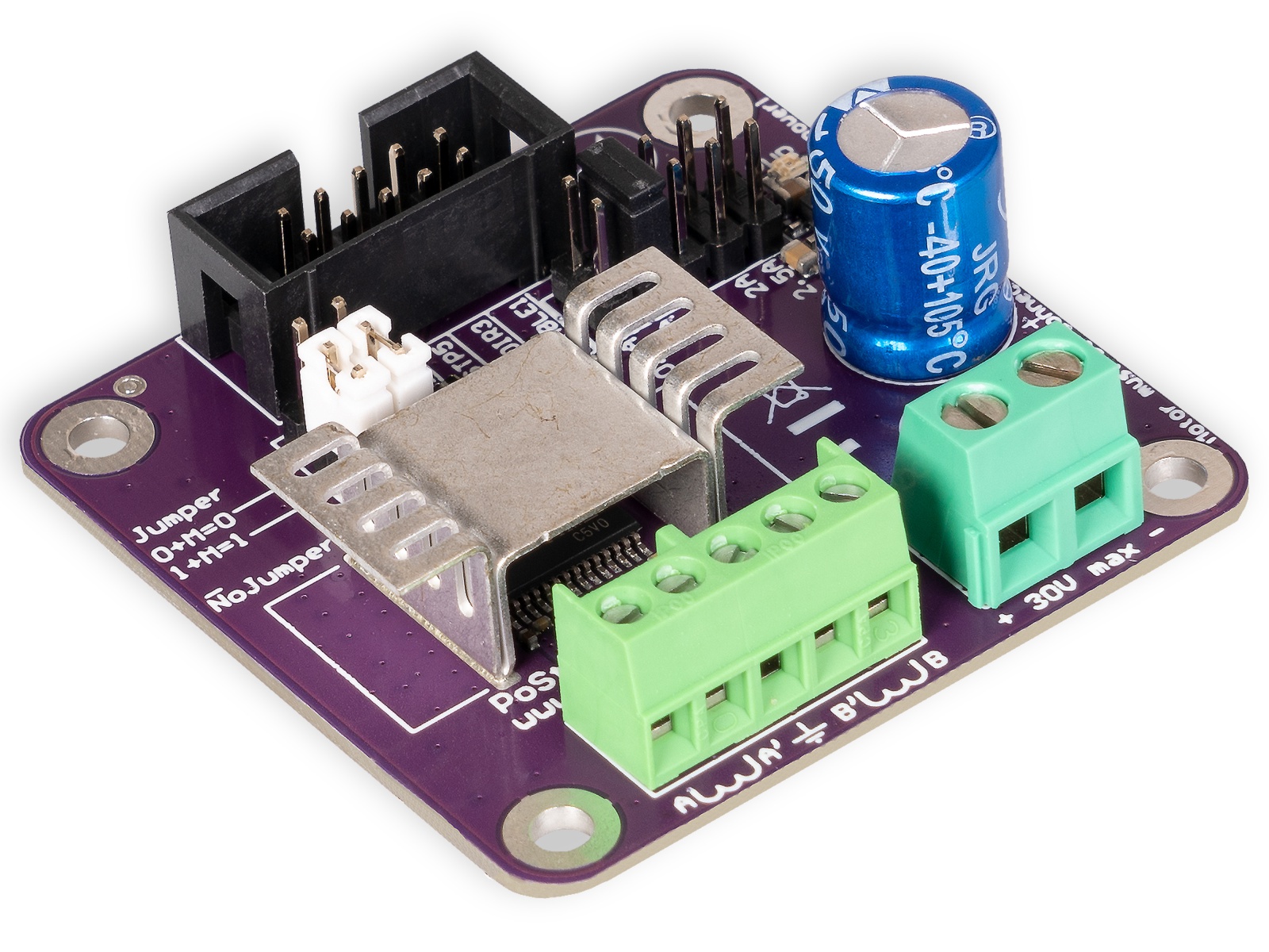 JOY-IT Schrittmotor-Treiber 0.5 - 2.5A, max. 256 Mikroschritte pro Schritt JOY-IT Schrittmotor-Treiber 0.5 - 2.5A, max. 256 Mikroschritte pro Schritt