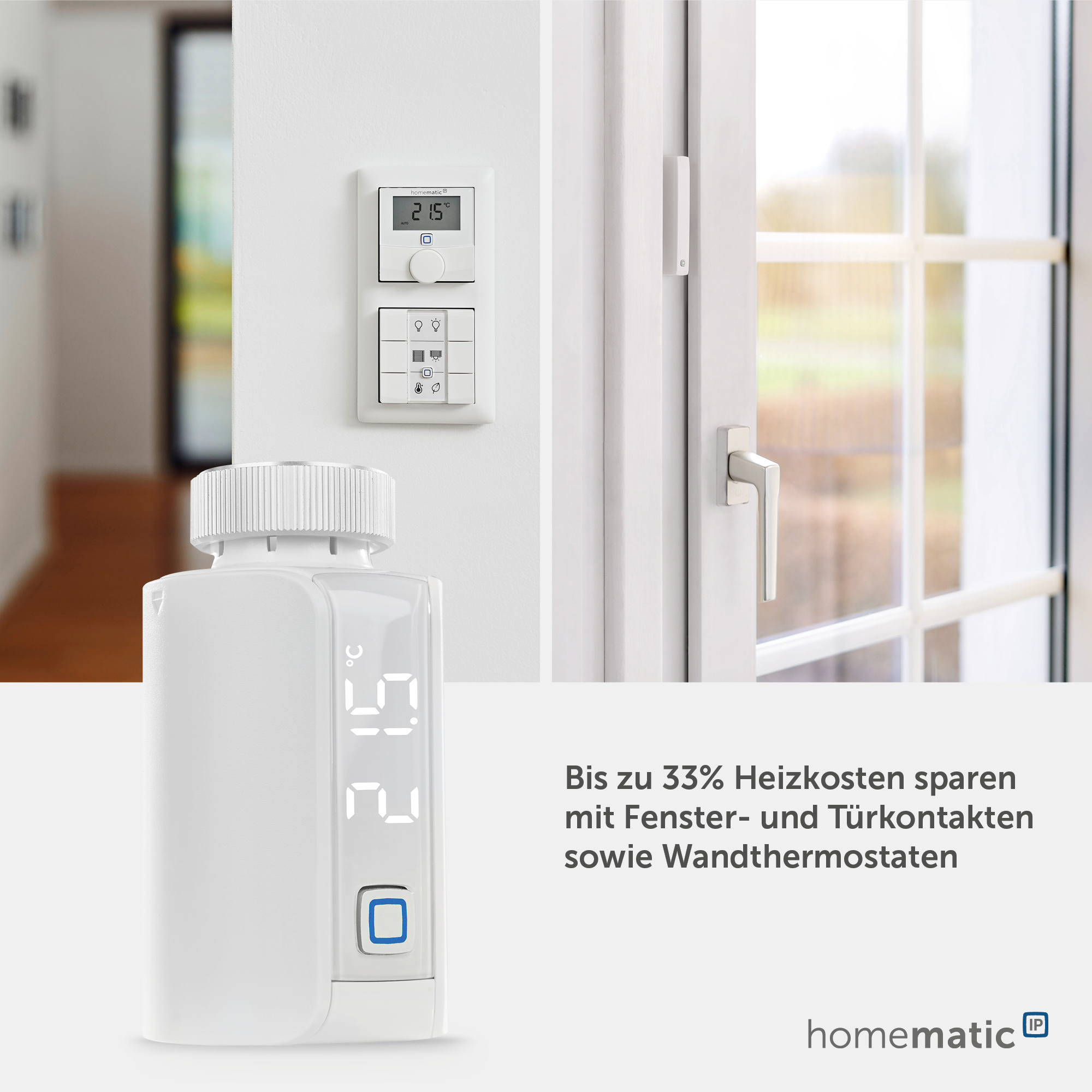 HOMEMATIC IP 155105A0, Heizkörperthermostat EVO HOMEMATIC IP 155105A0, Heizkörperthermostat EVO