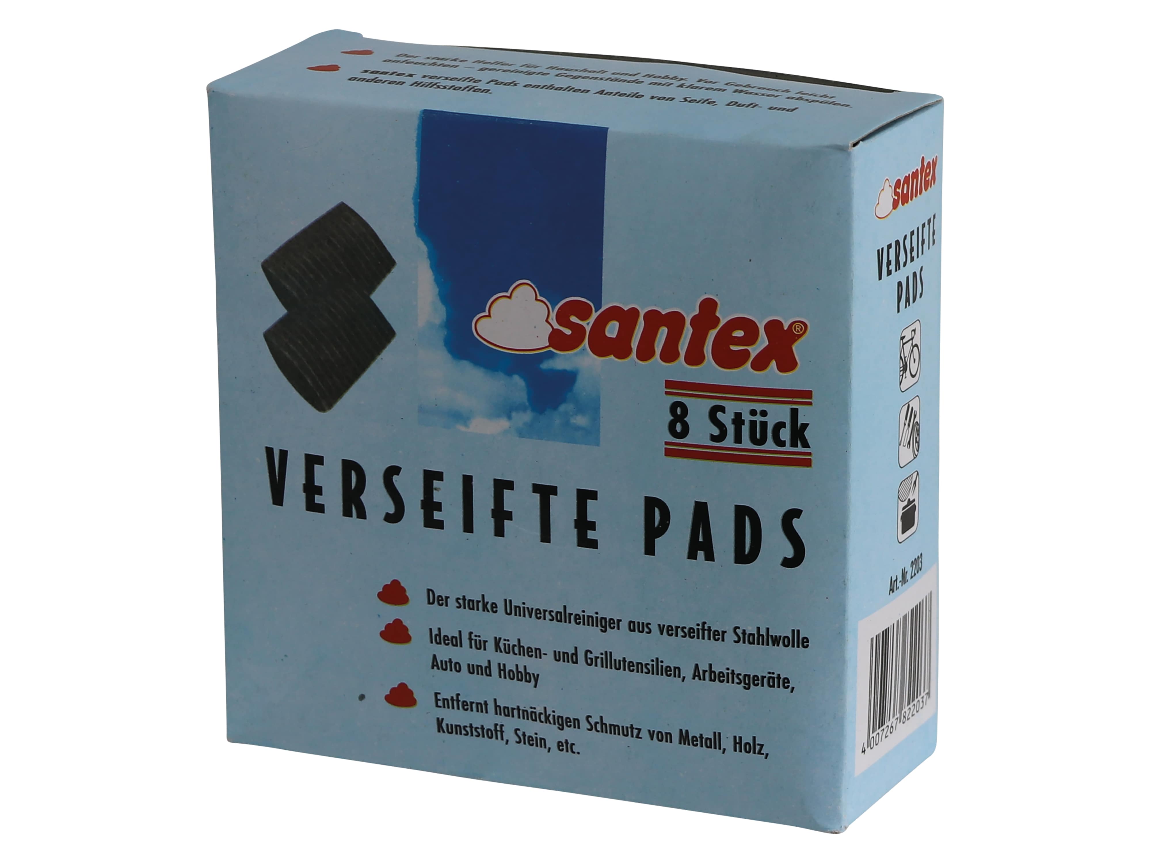 Stahlwolle-Pads, 8 Stück Stahlwolle-Pads, 8 Stück