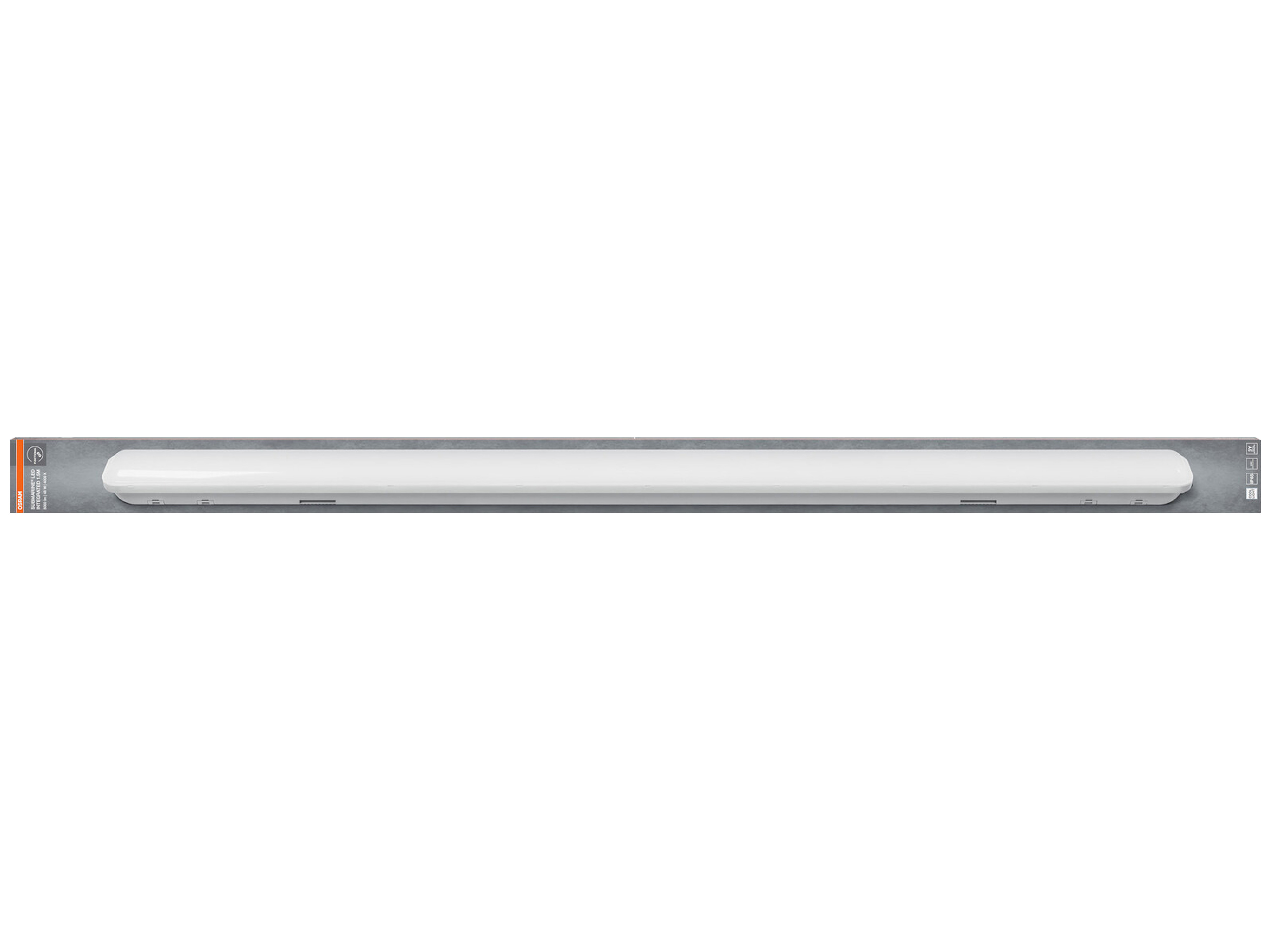 OSRAM LED-Feuchtraumleuchte, 48W, 4000lm, 4000K, IP65, neutralweiß, 1,5m OSRAM LED-Feuchtraumleuchte, 48W, 4000lm, 4000K, IP65, neutralweiß, 1,5m